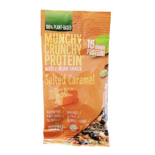 Munchy Crunchy Protein Whole Bean Snack - Salted Caramel &#40;10 Packs&#41; Salted Caramel | GNC