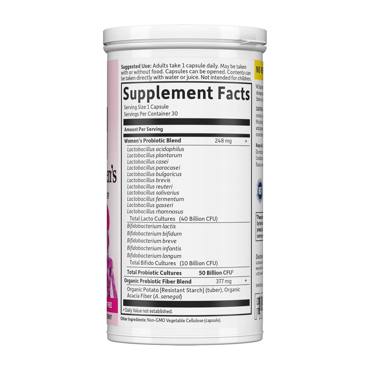 Once Daily Women's Probiotic - 30 Vegetarian Capsules (30 Servings)  | GNC