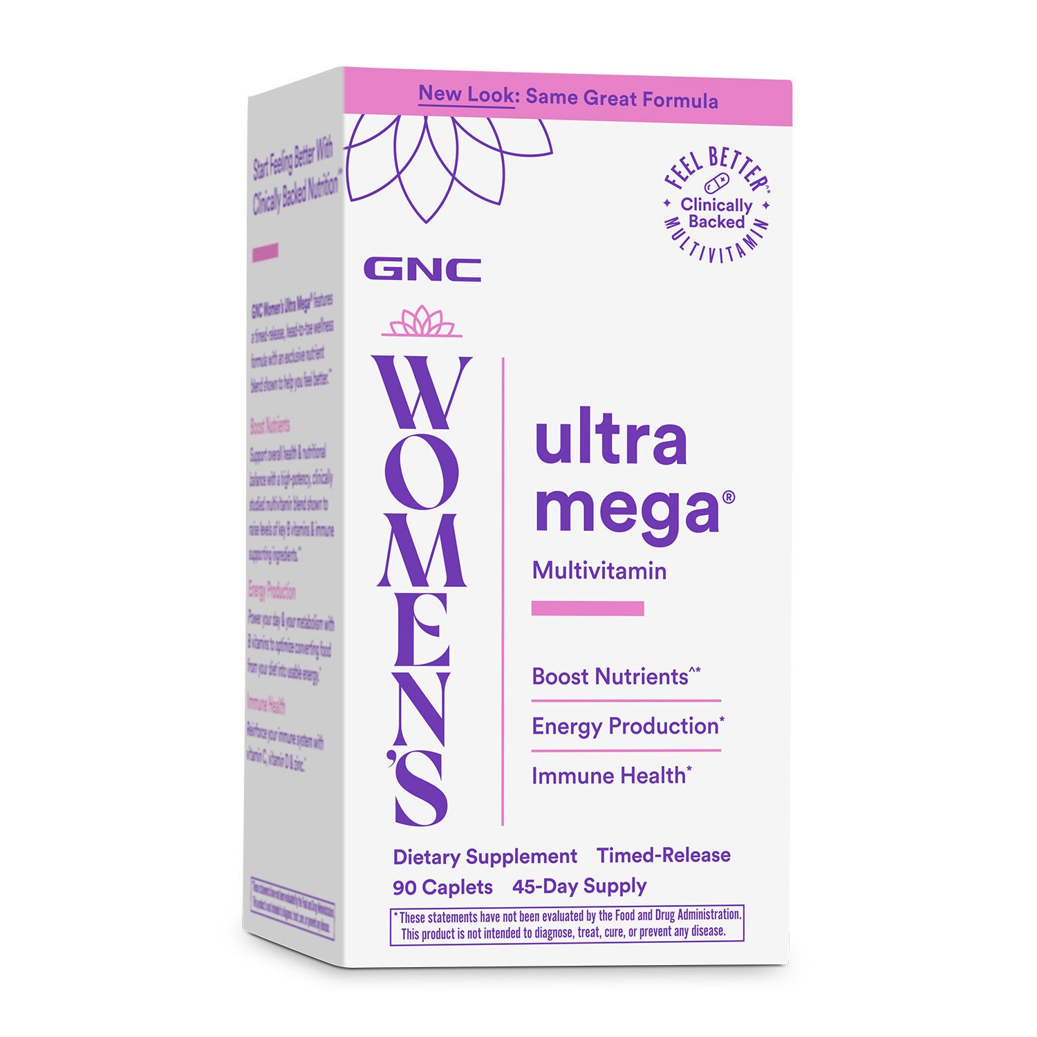 Ultra Mega® Multivitamin - 90 Caplets (45 Servings)