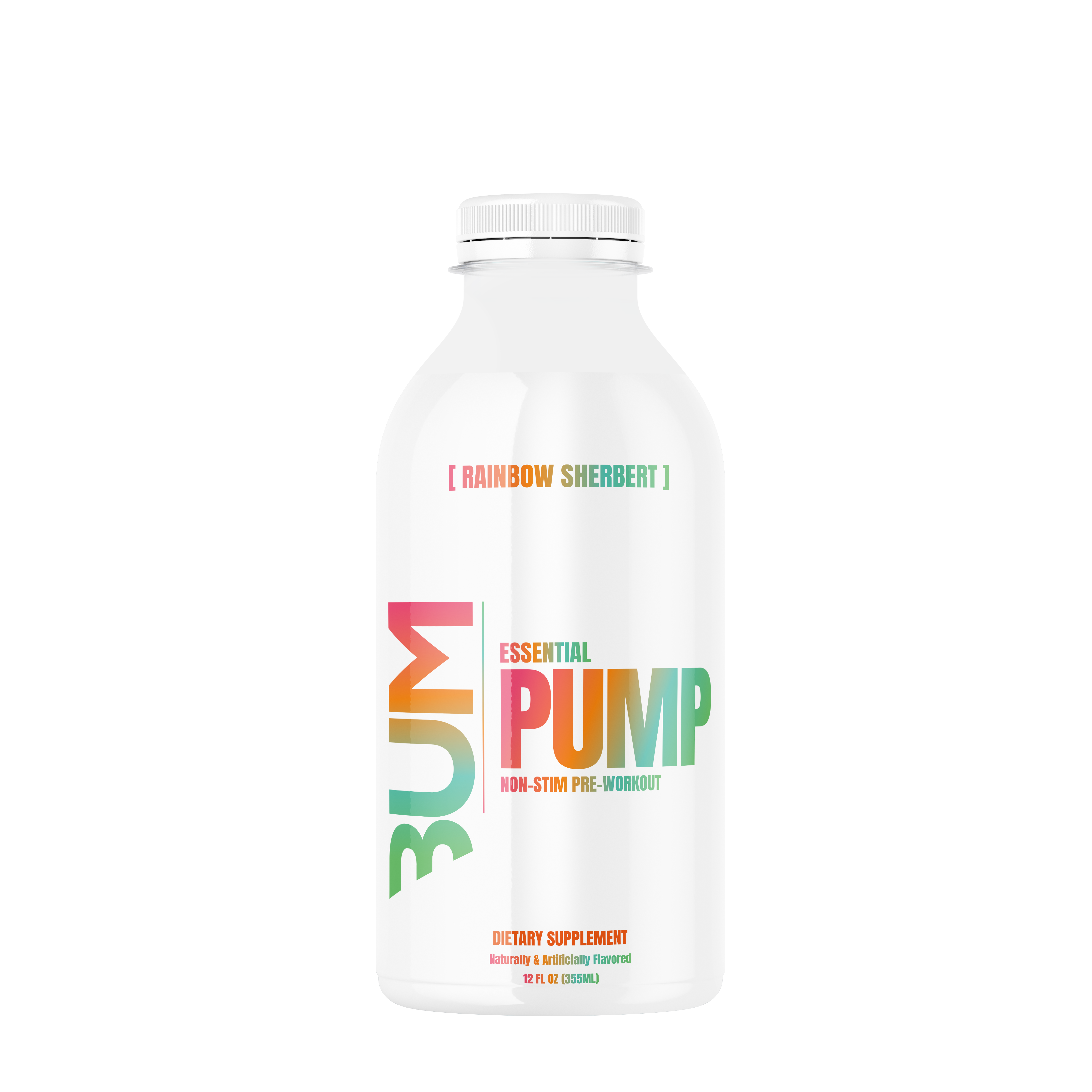 Pump Non-Stim Preworkout RTD - Rainbow Sherbert - 12 oz. (12 Bottles)  | GNC