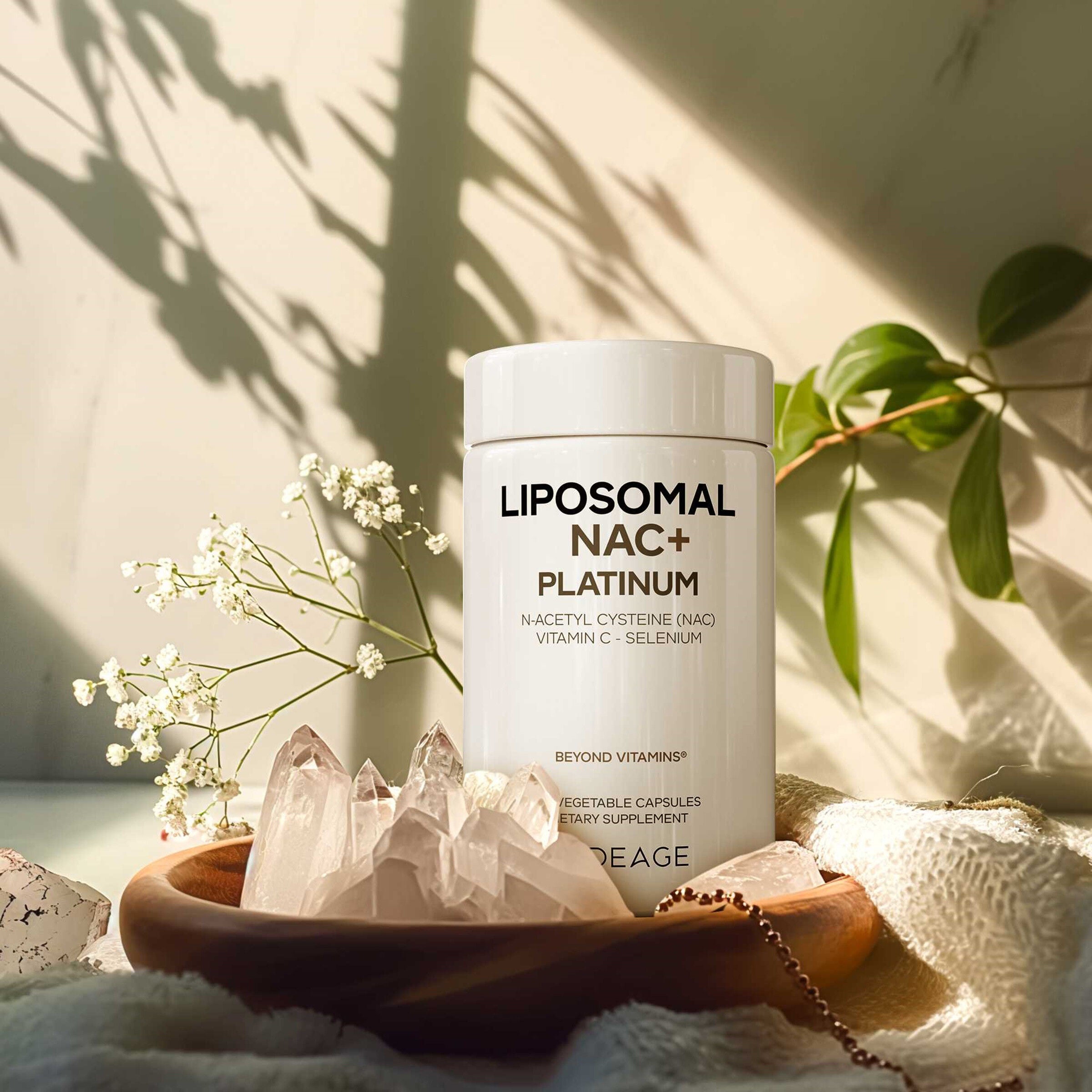 Liposomal NAC+ Platinum - 120 Capsules (60 Servings)  | GNC