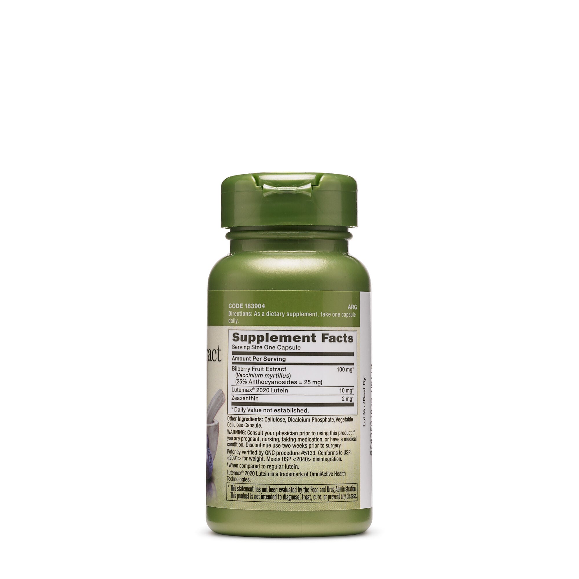 GNC Herbal Plus® Bilberry Extract & Lutein