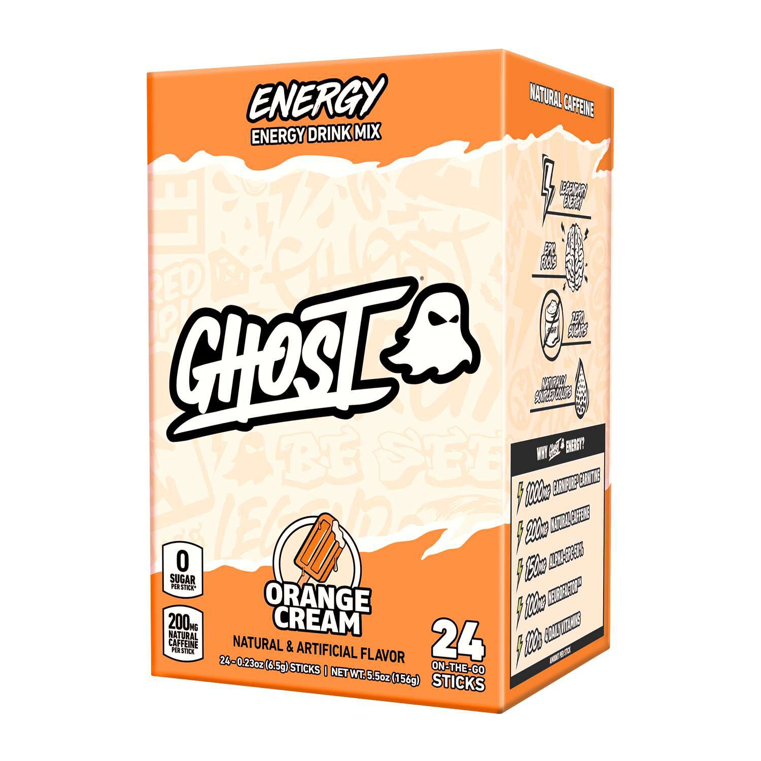 Energy Sticks - Orange Cream (24 Stick Packs) Orange Cream | GNC