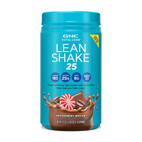 GNC Official on Instagram: NEW FLAVOR ALERT ‼️ GNC Total Lean® Lean Shake™  25, GNC Total Lean® Layered Lean Bars, and AMP Wheybolic® are available in  Peppermint Mocha for a limited time!
