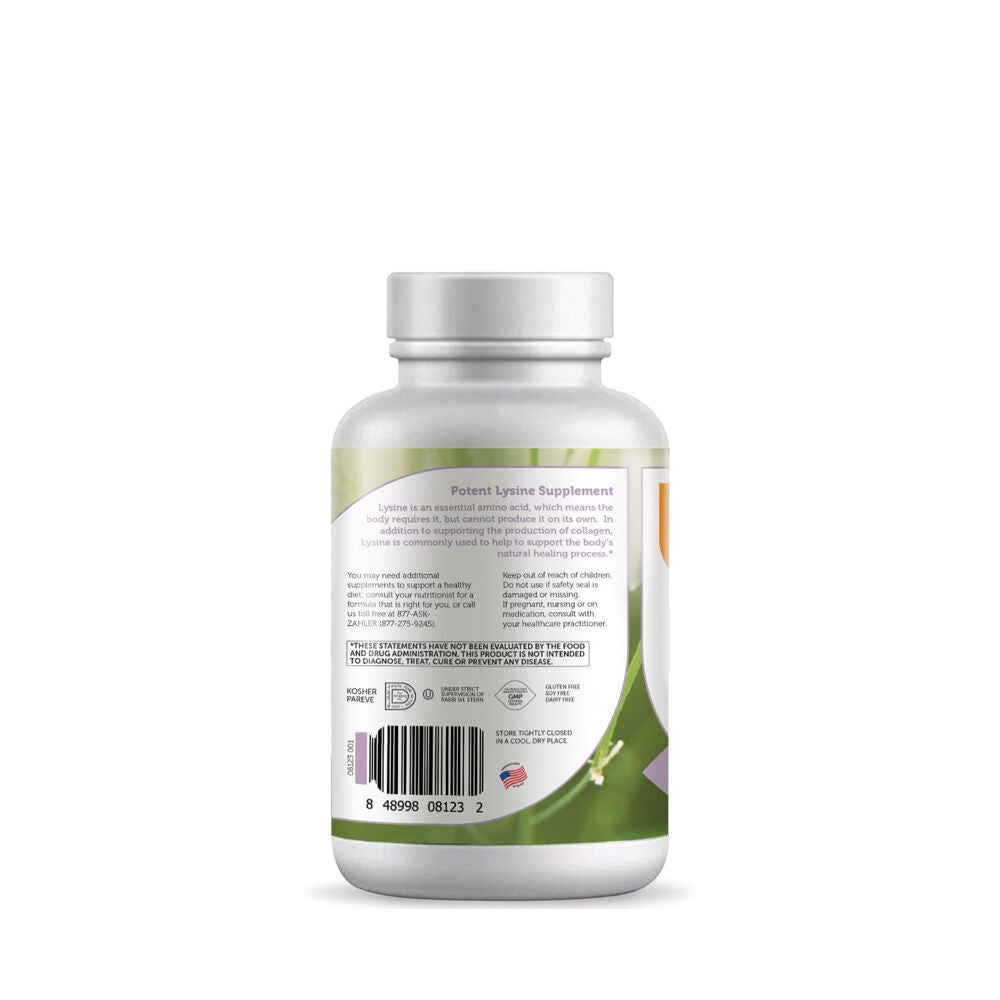 L-Lysine 500mg - 60 Capsules (60 Servings)