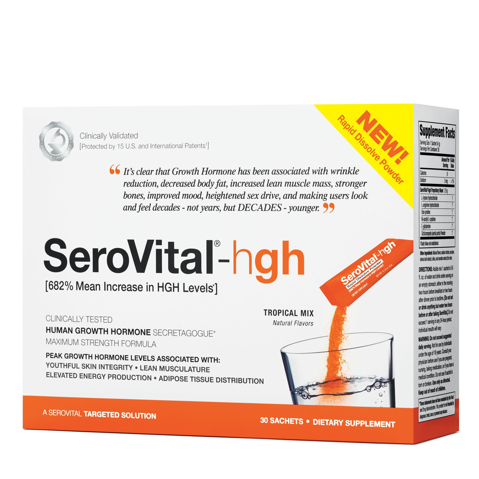 Serovital Hgh Tropical Mix Gnc