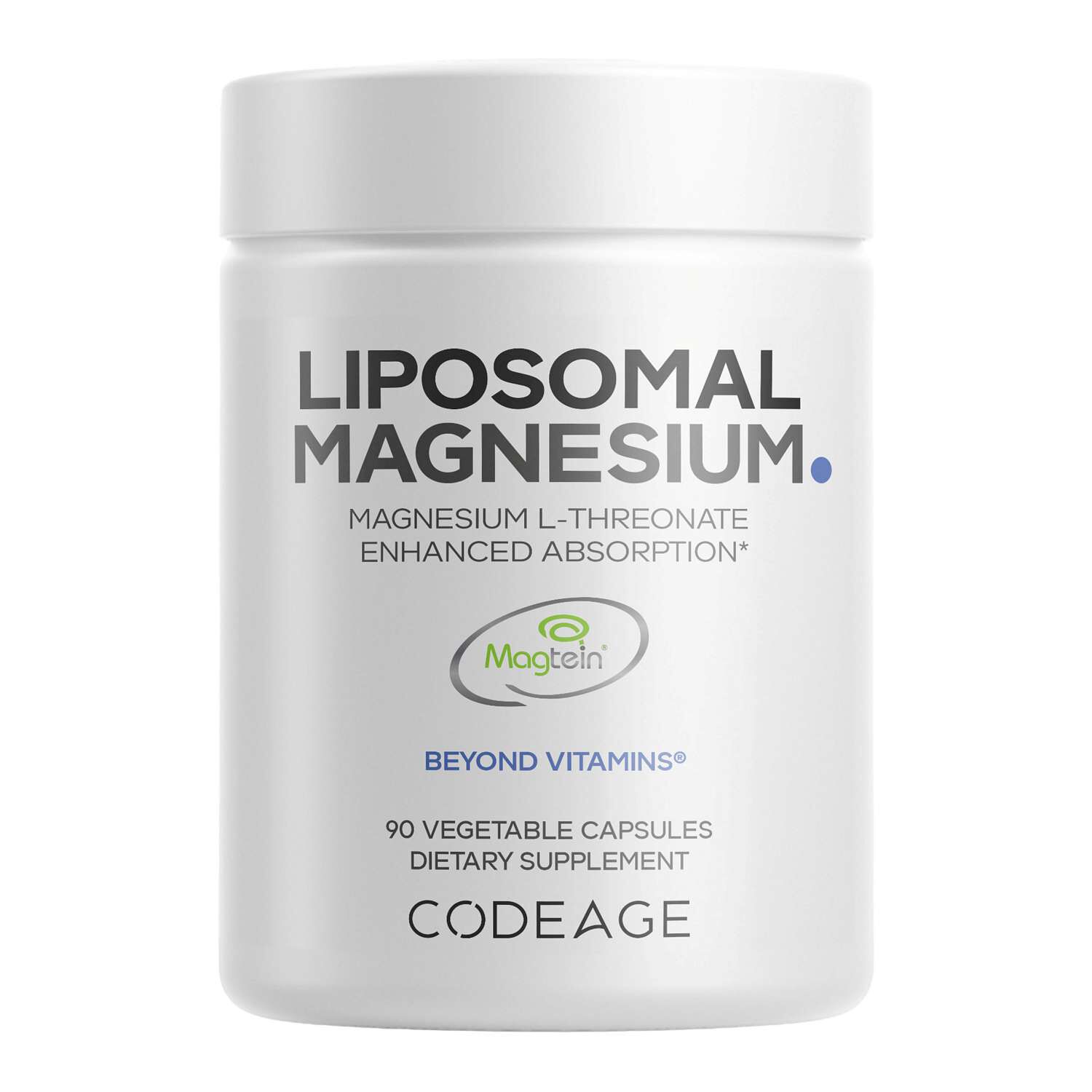 Liposomal Magnesium L-Threonate - 90 Capsules (30 Servings)