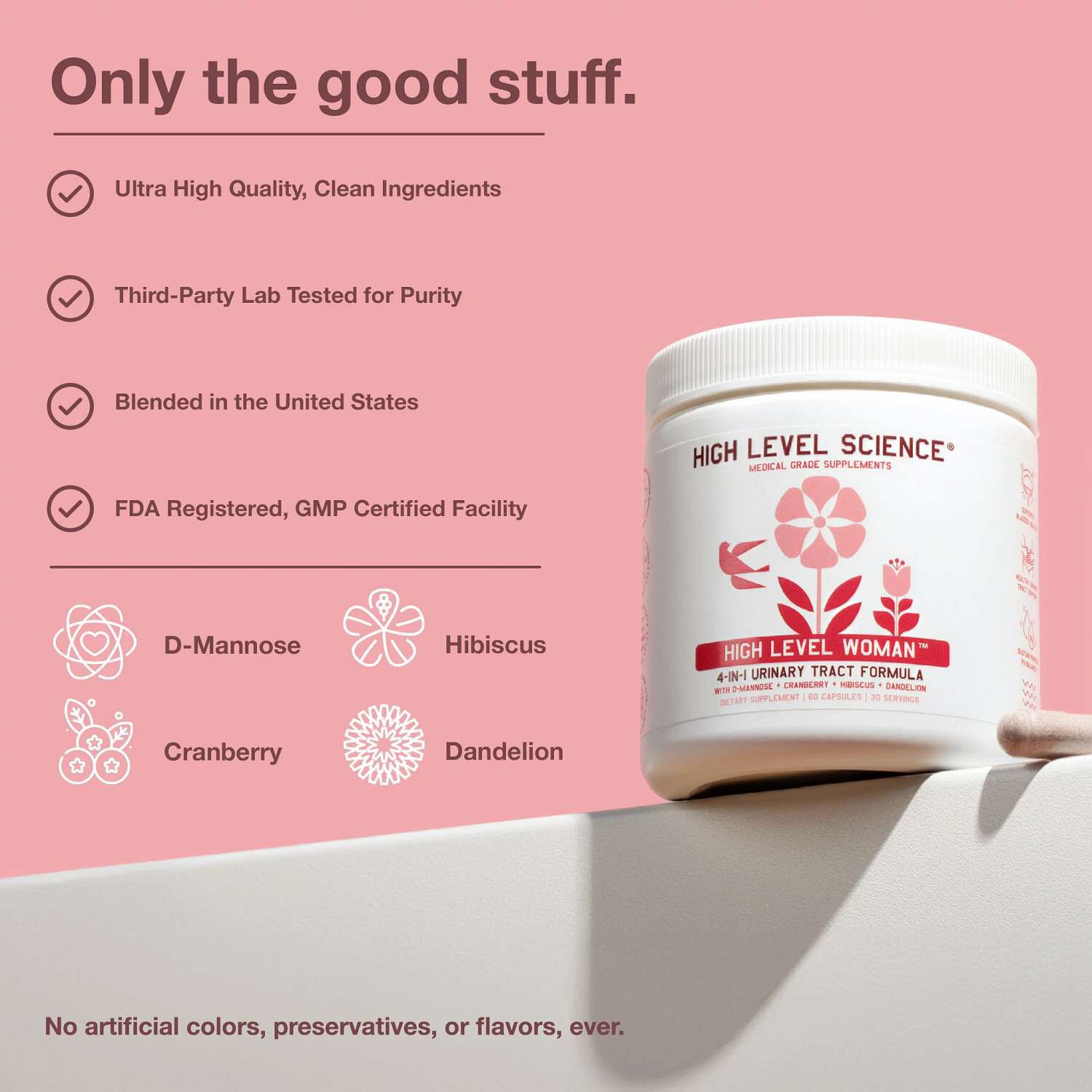 Woman 4-In-1 Urinary Tract - 90 Capsules (30 Servings)