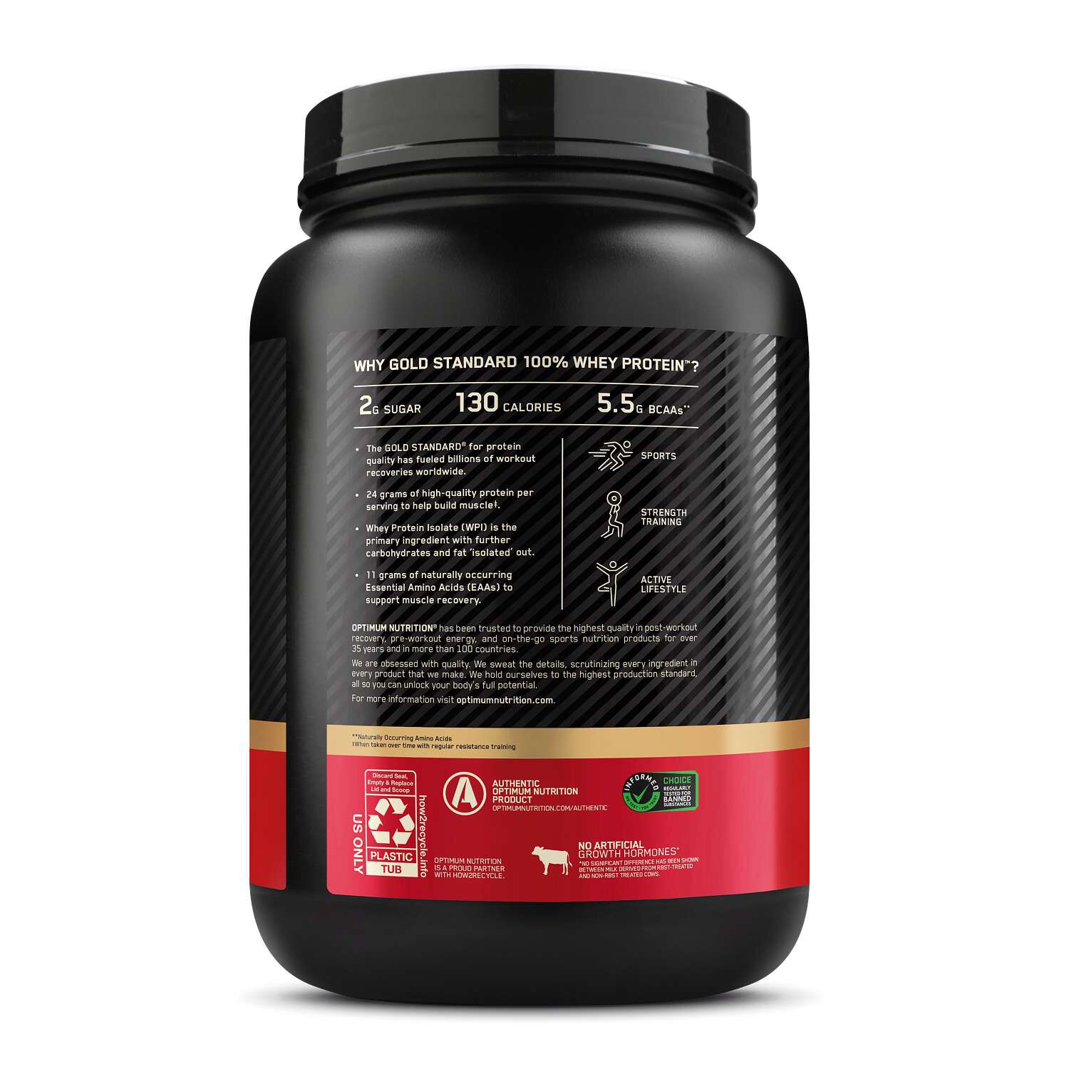 Optimum Nutrition Gold Standard 100% Whey™ - Banana Cream | GNC