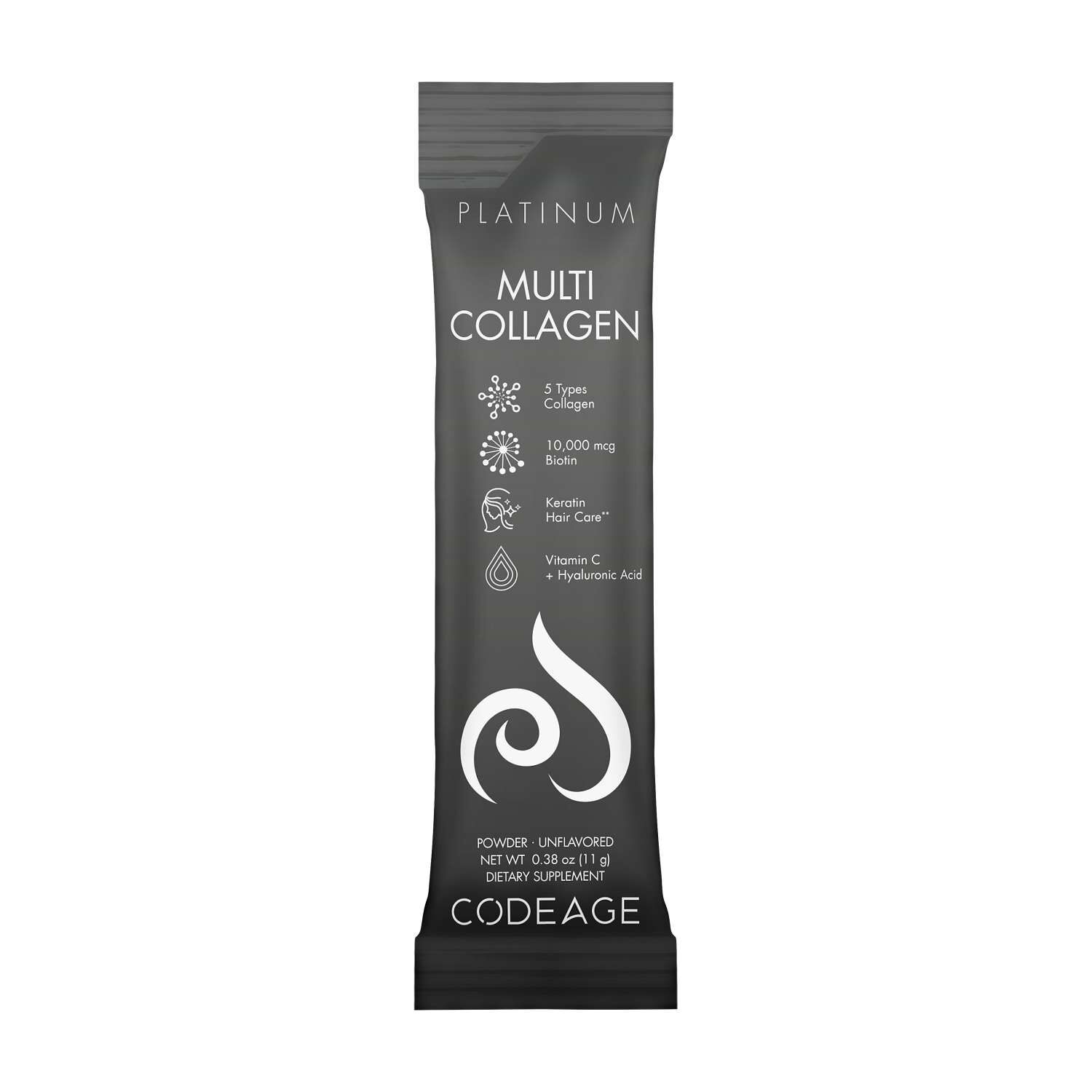 Platinum Multi Collagen Peptides - Unflavored - 11.64 oz. (30 Servings)