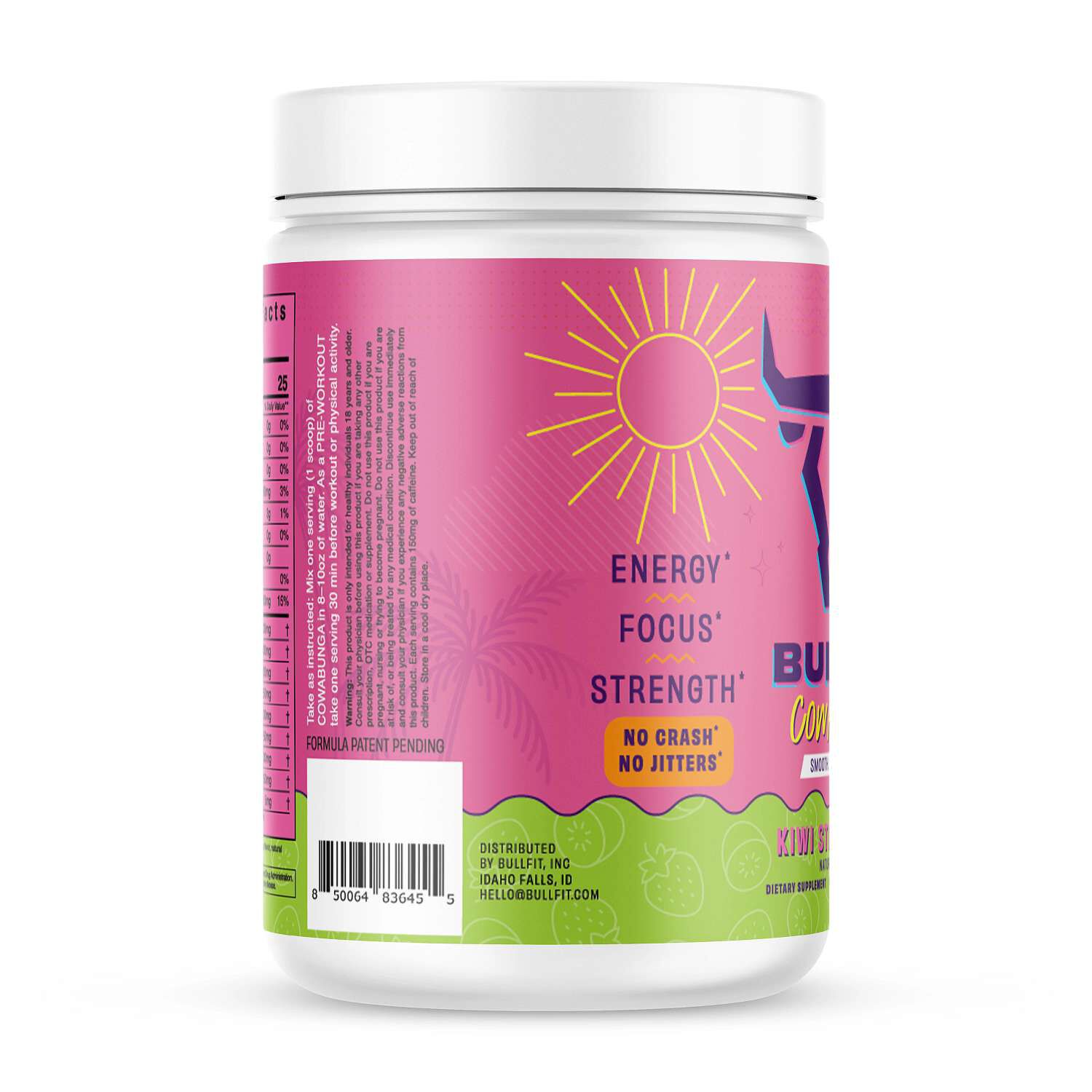 Cowabunga Pre-Workout - Kiwi Strawberry (30 Servings)  | GNC