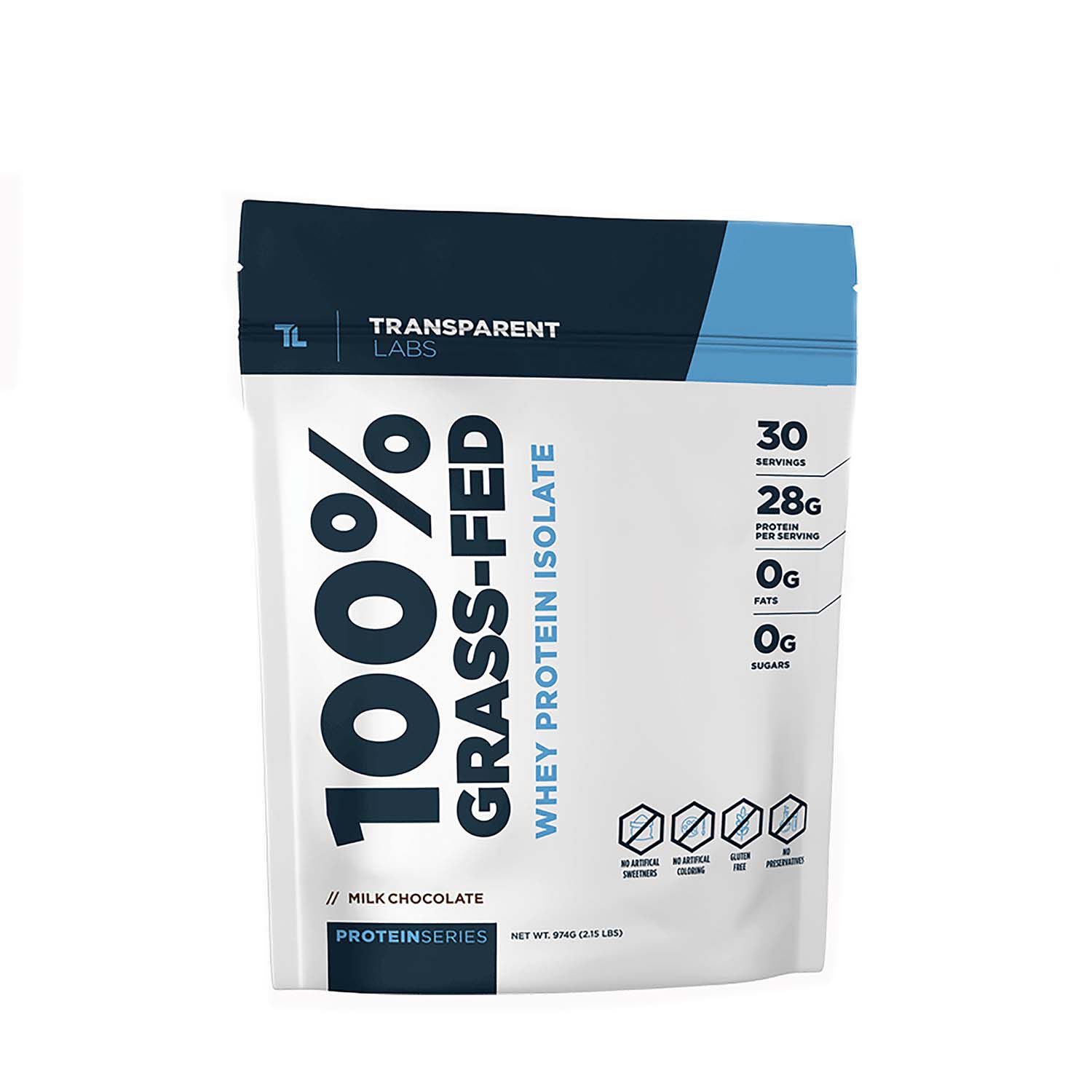 Transparent Labs 100 Grass Fed Whey Protein Isolate Gnc