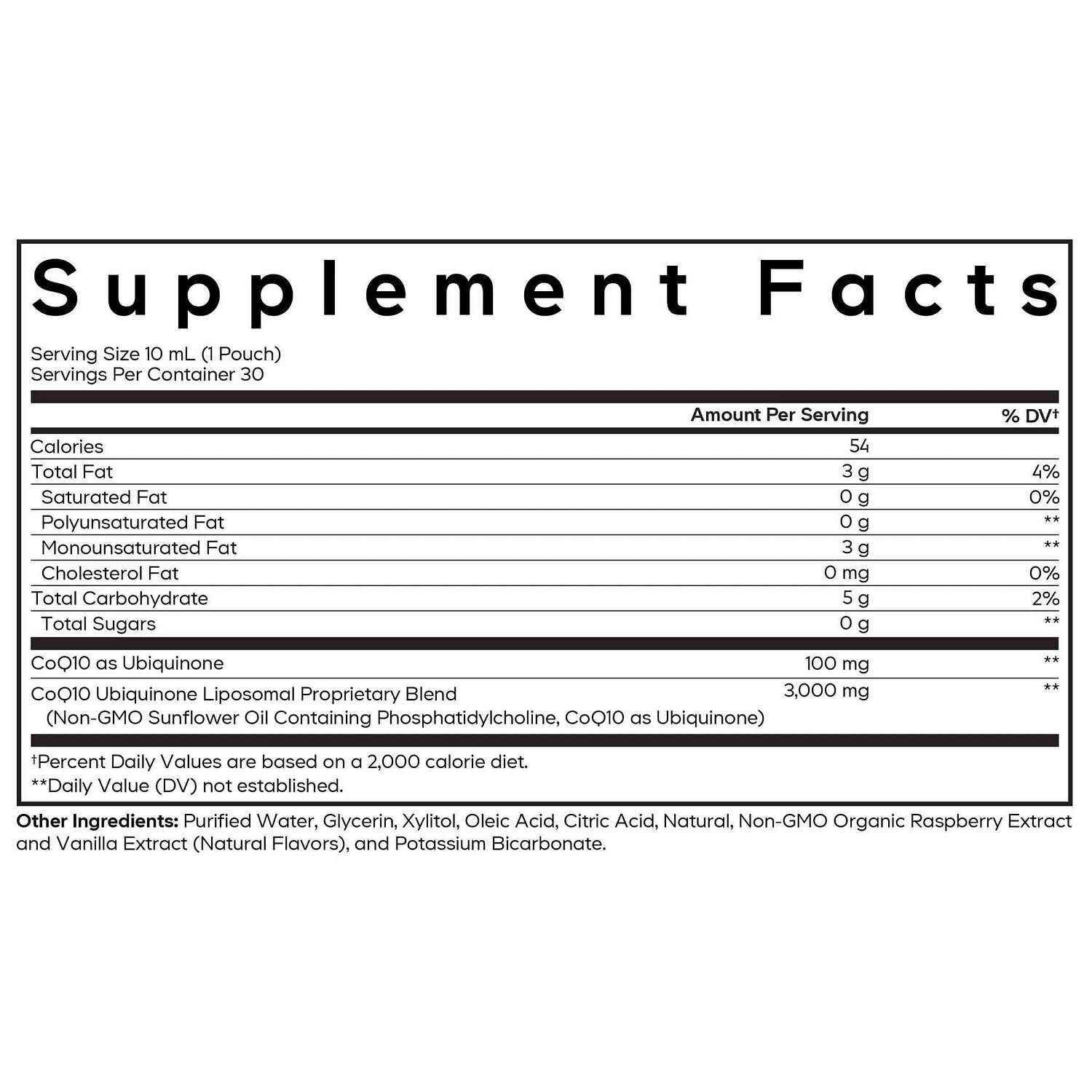 Nanofood Wonder Heart - Liposomal CoQ10 Liquid Supplement - 0.3 oz. (30 Servings)  | GNC