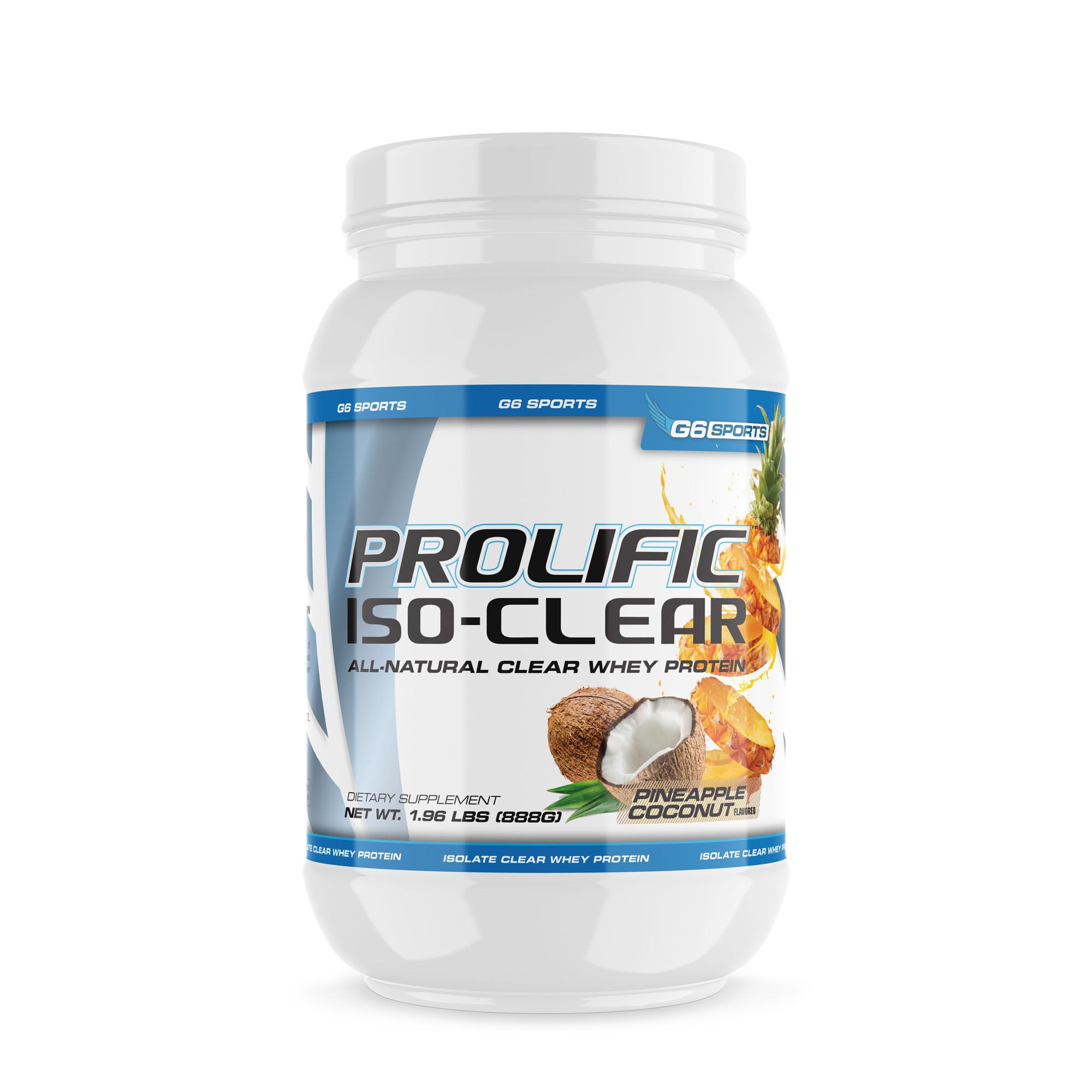 Prolific Iso-Clear Whey Protein - Pineapple Coconut (30 Servings)  | GNC