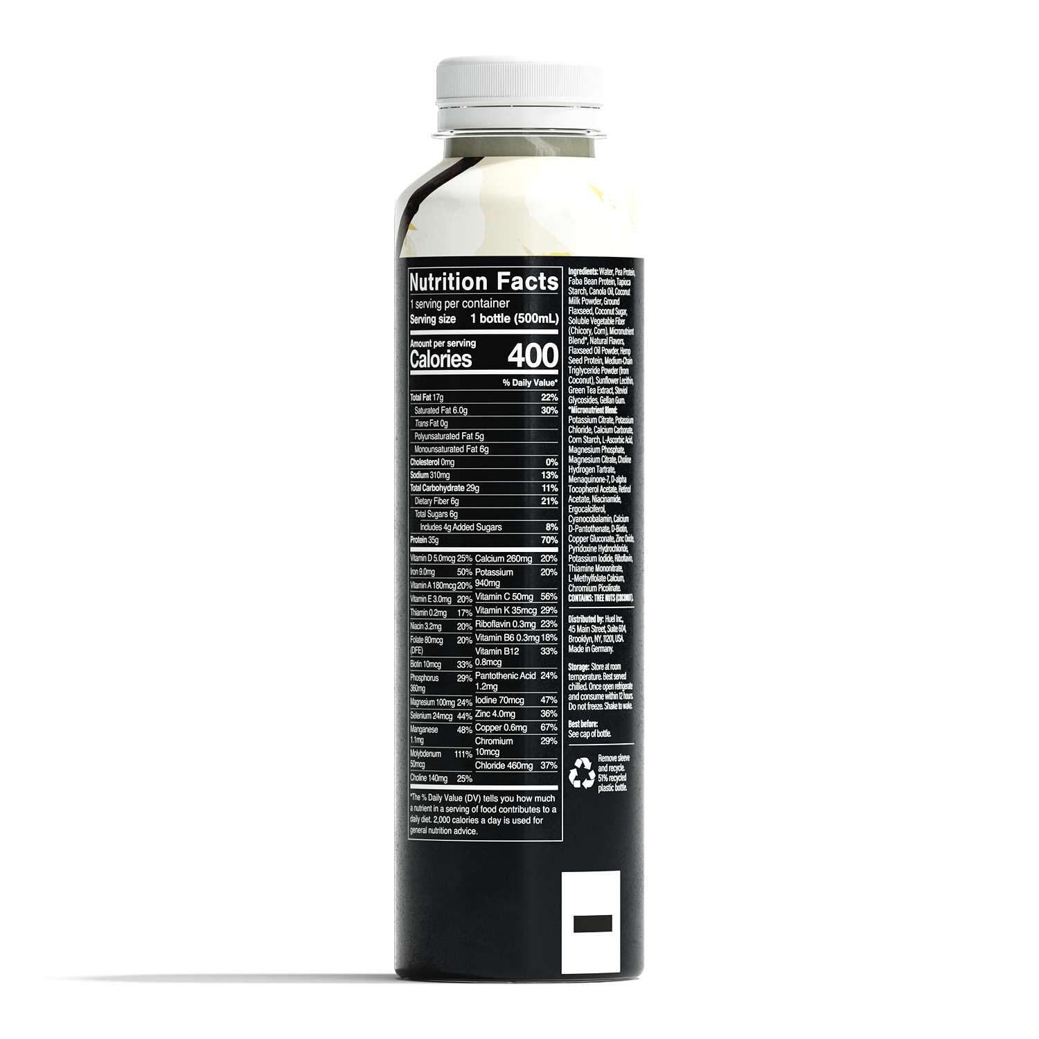 【サウ】Huel black edition チョコレート&amp;バニラ味 Black Edition RTD | Protein Meal Replacement Shake | Huel US
