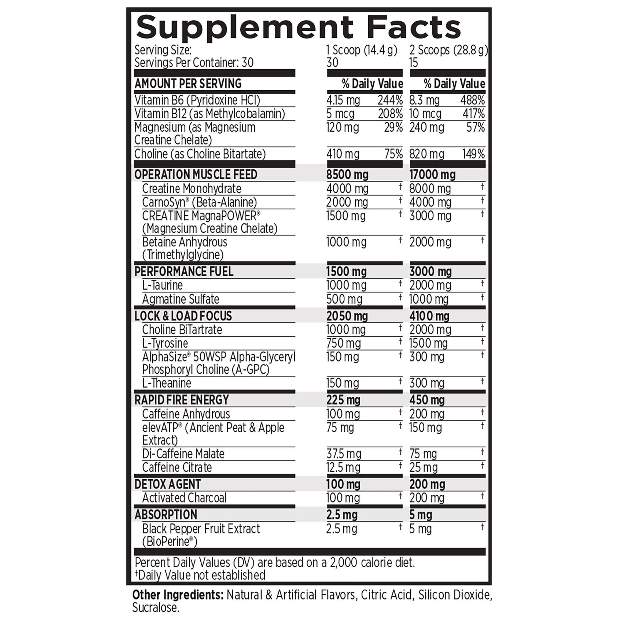 Black Powder Pre-Workout - Cherry Bomb (30 Servings) Cherry Bomb | GNC