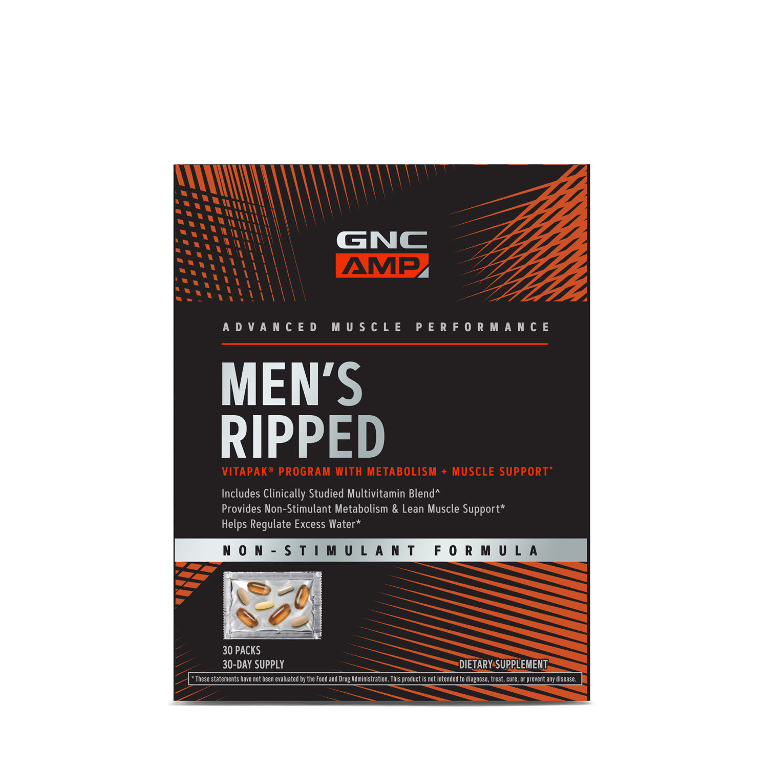 Men&#39;s Ripped Non-Stimulant Formula &#40;30 Servings&#41;  | GNC