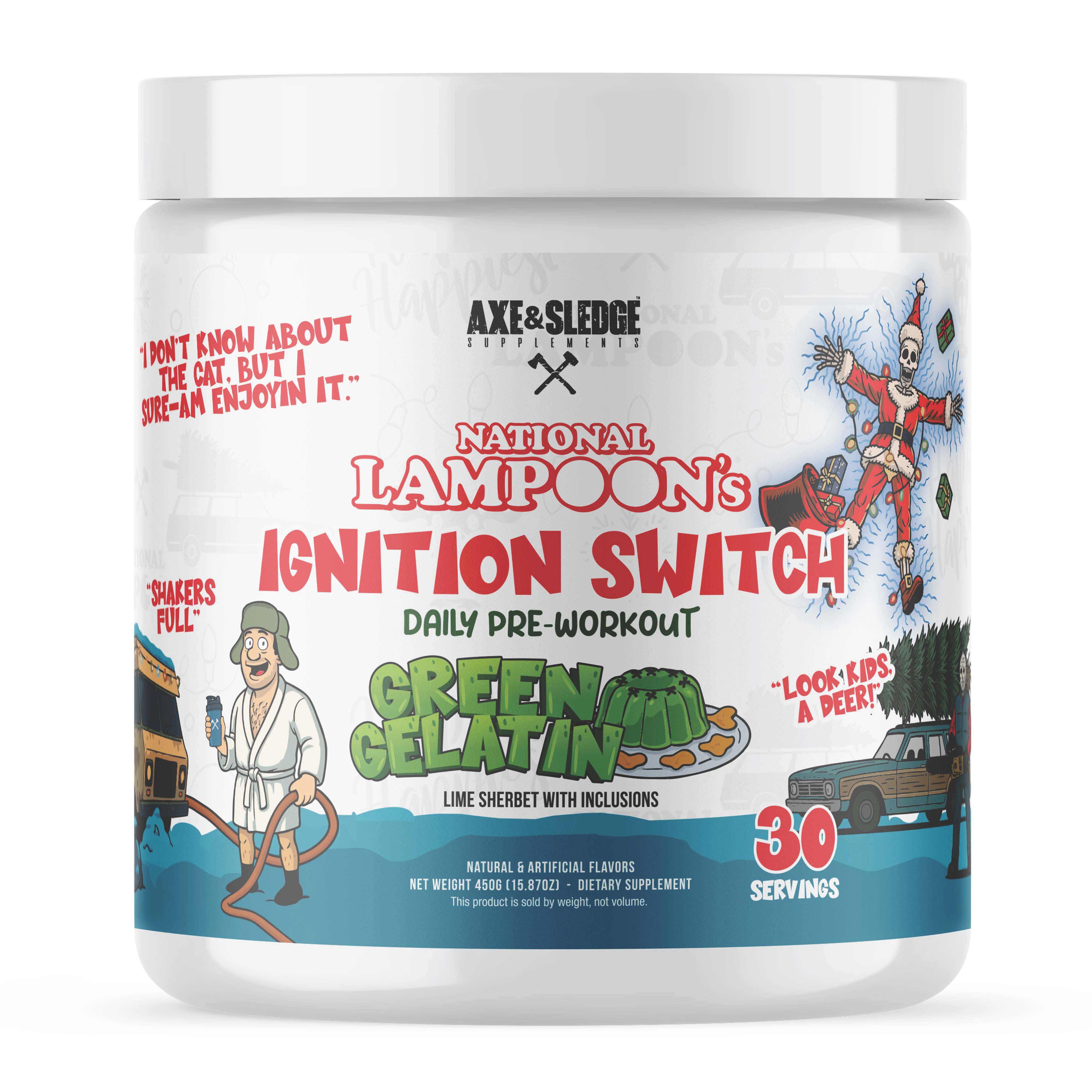 Axe and Sledge Green Gelatin