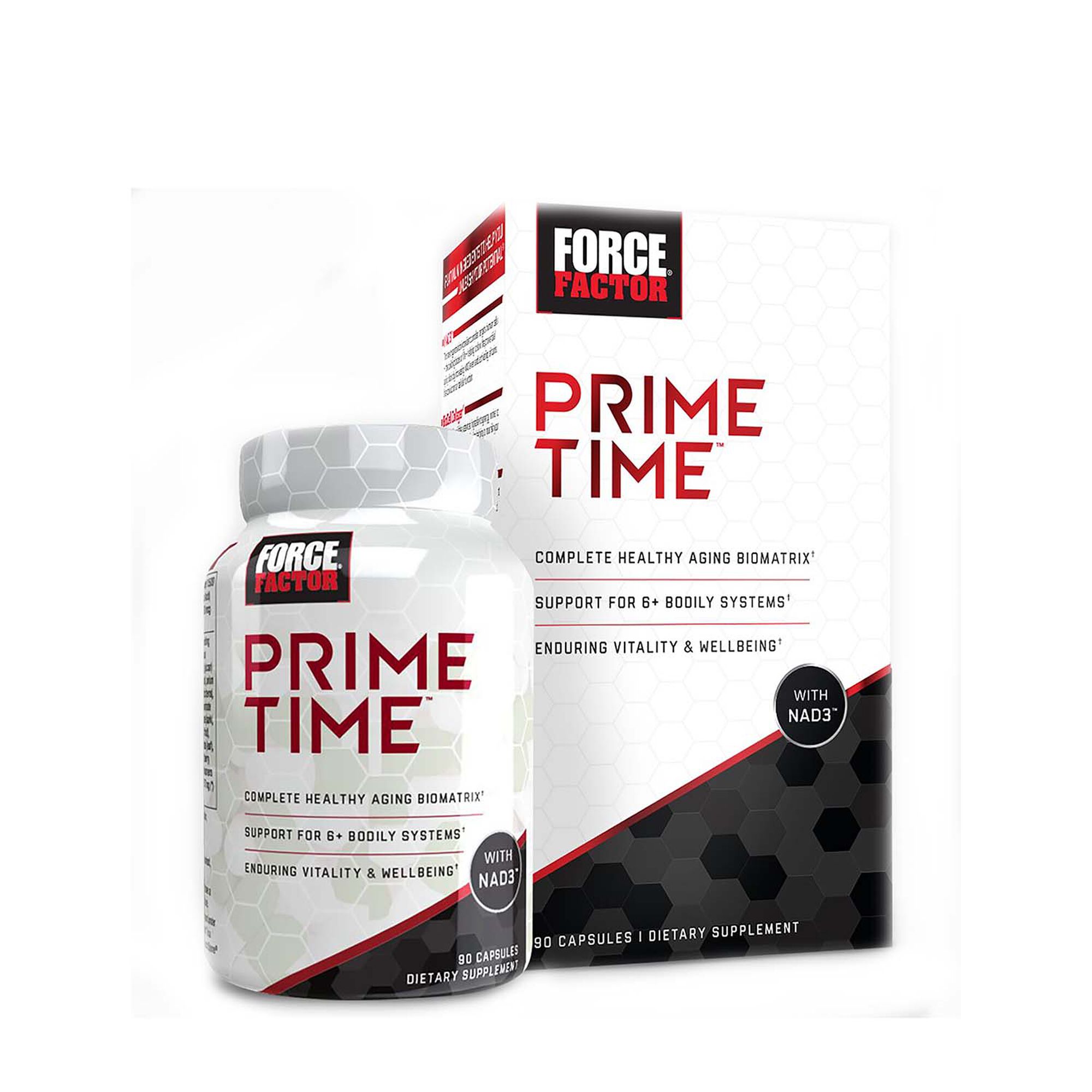 Force Factor Prime Time Available 90 Capsule Count Gnc