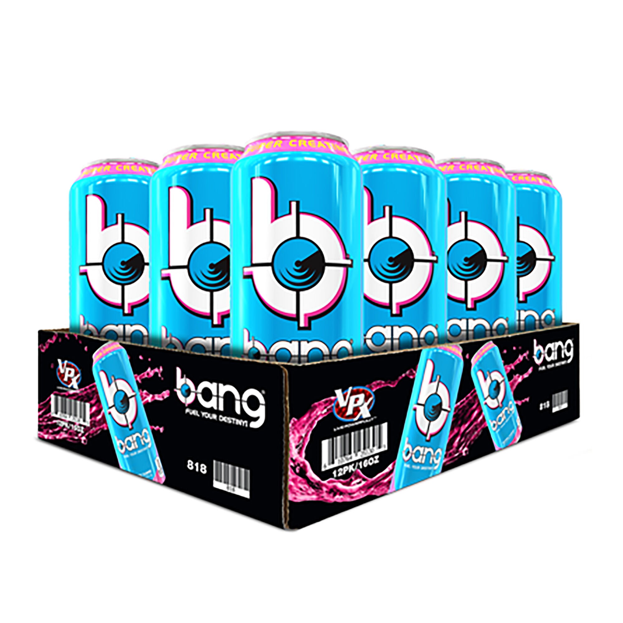 Bang Energy Drink Rainbow Unicorn 12 Pack Gnc