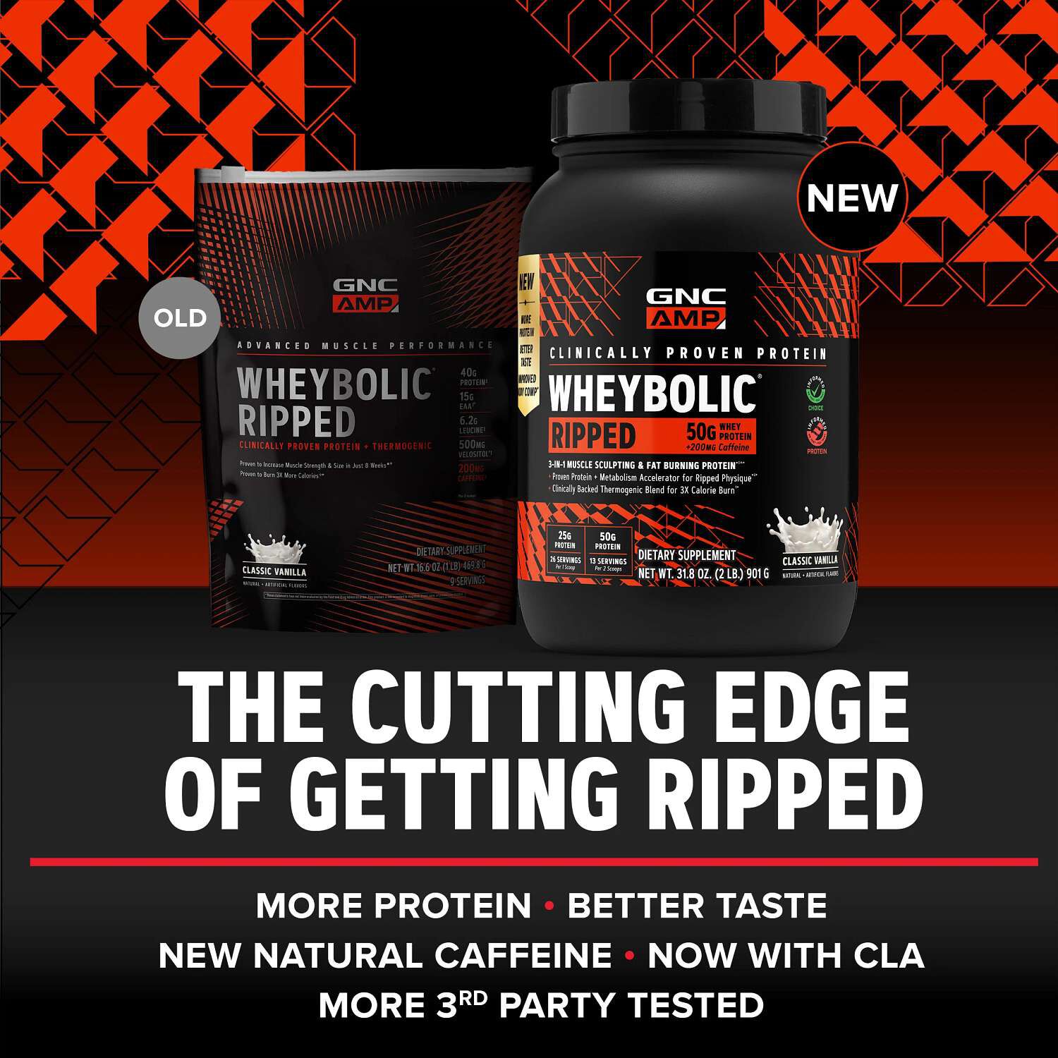 Wheybolic&reg; Ripped - Classic Vanilla (13 Servings) Classic Vanilla | GNC