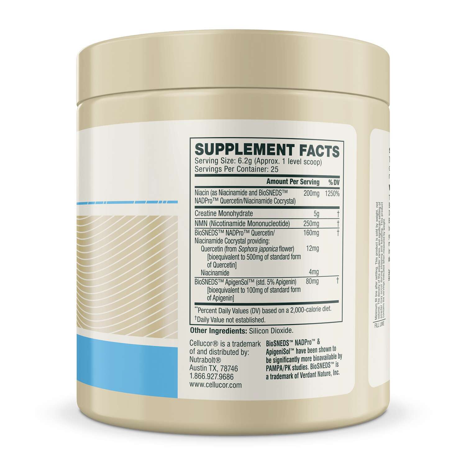 Longevity Creatine + NAD+ - Unflavored (25 Servings)