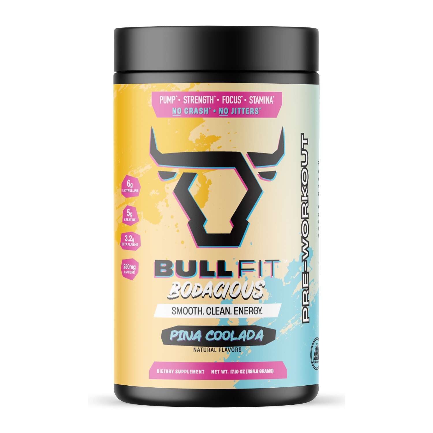 Bodacious Pre-Workout - Pina Colada (20 Servings)
