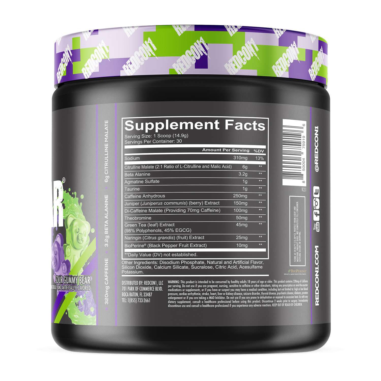 Total War&reg; Preworkout - Sour Gummy Bear&nbsp;(30 Servings) Sour Gummy Bear | GNC