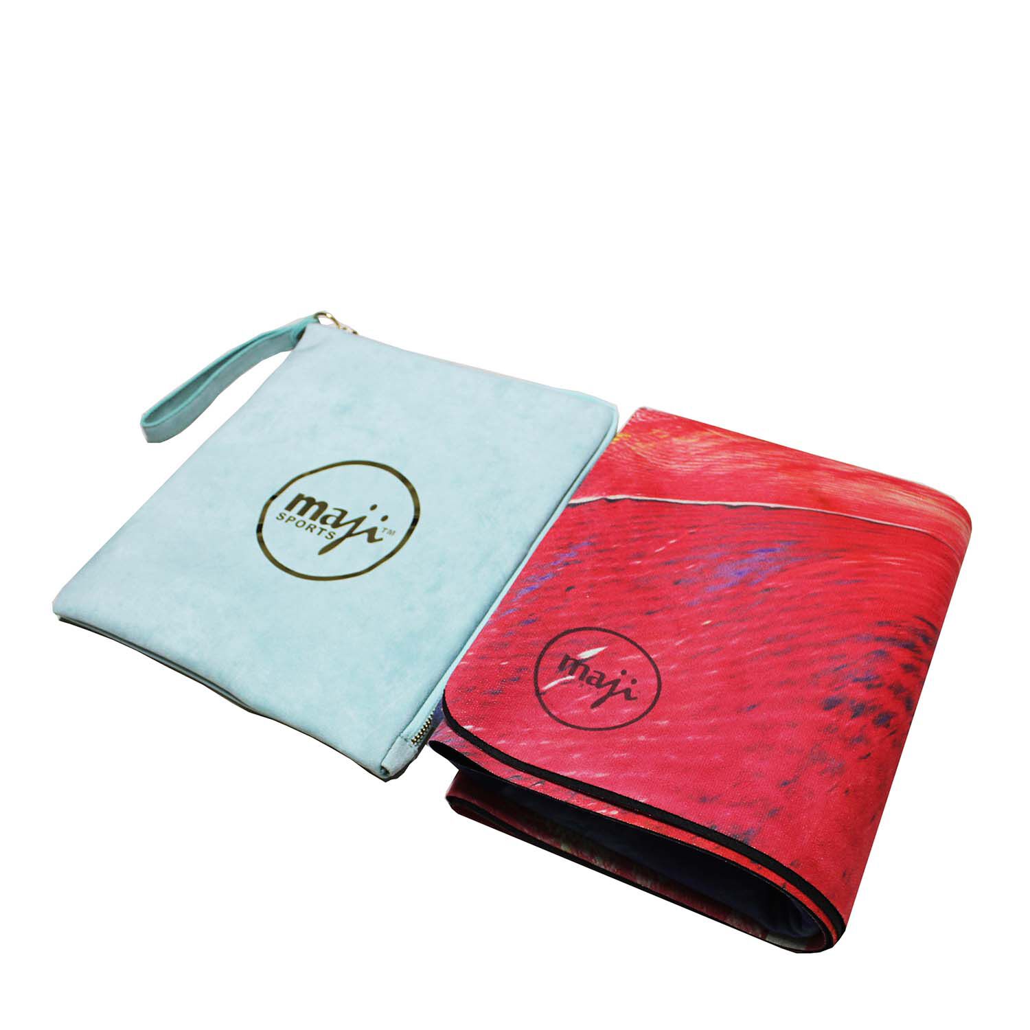 Suede &amp; Natural Rubber Travel Yoga Mat &ndash; Bald Eagle  | GNC