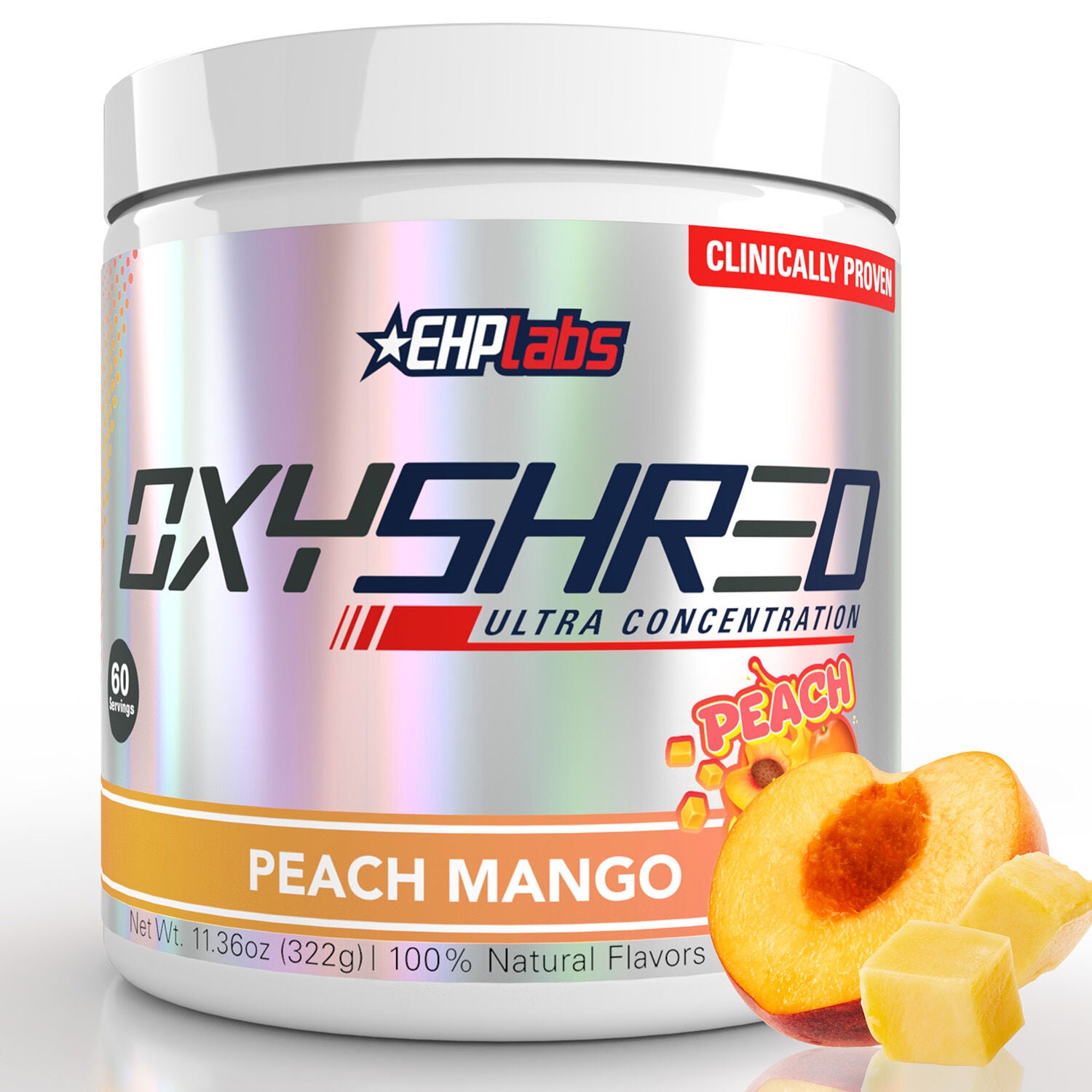 OxyShred - Peach Mango - 11.36 oz. (60 Servings)
