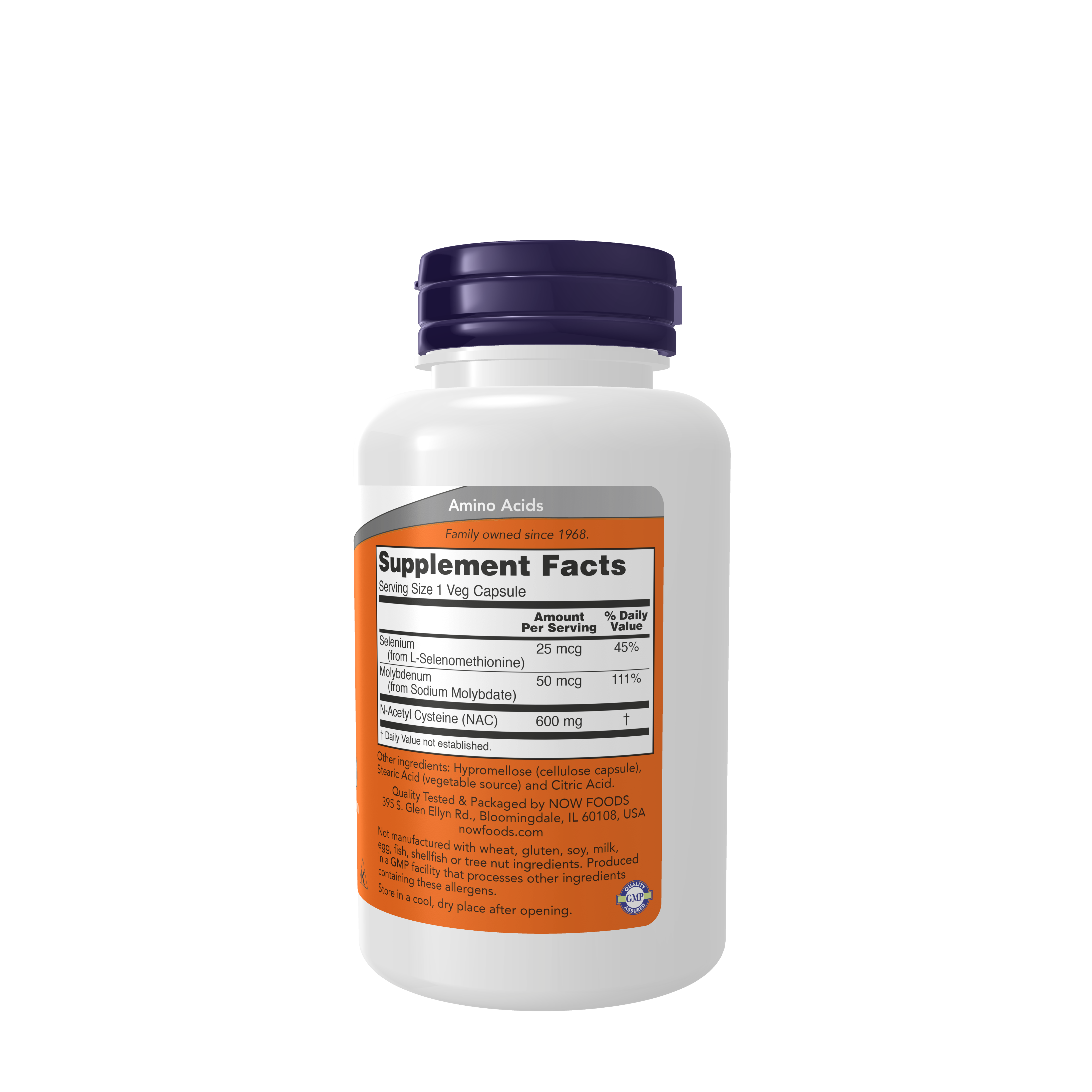 NAC - 100 Capsules (100 Servings)  | GNC