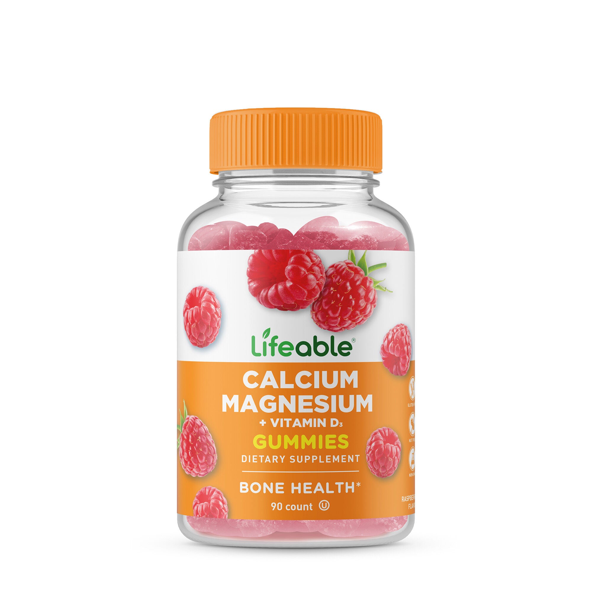 Calcium Magnesium and Vitamin D3 - 90 Gummies (30 Servings)  | GNC