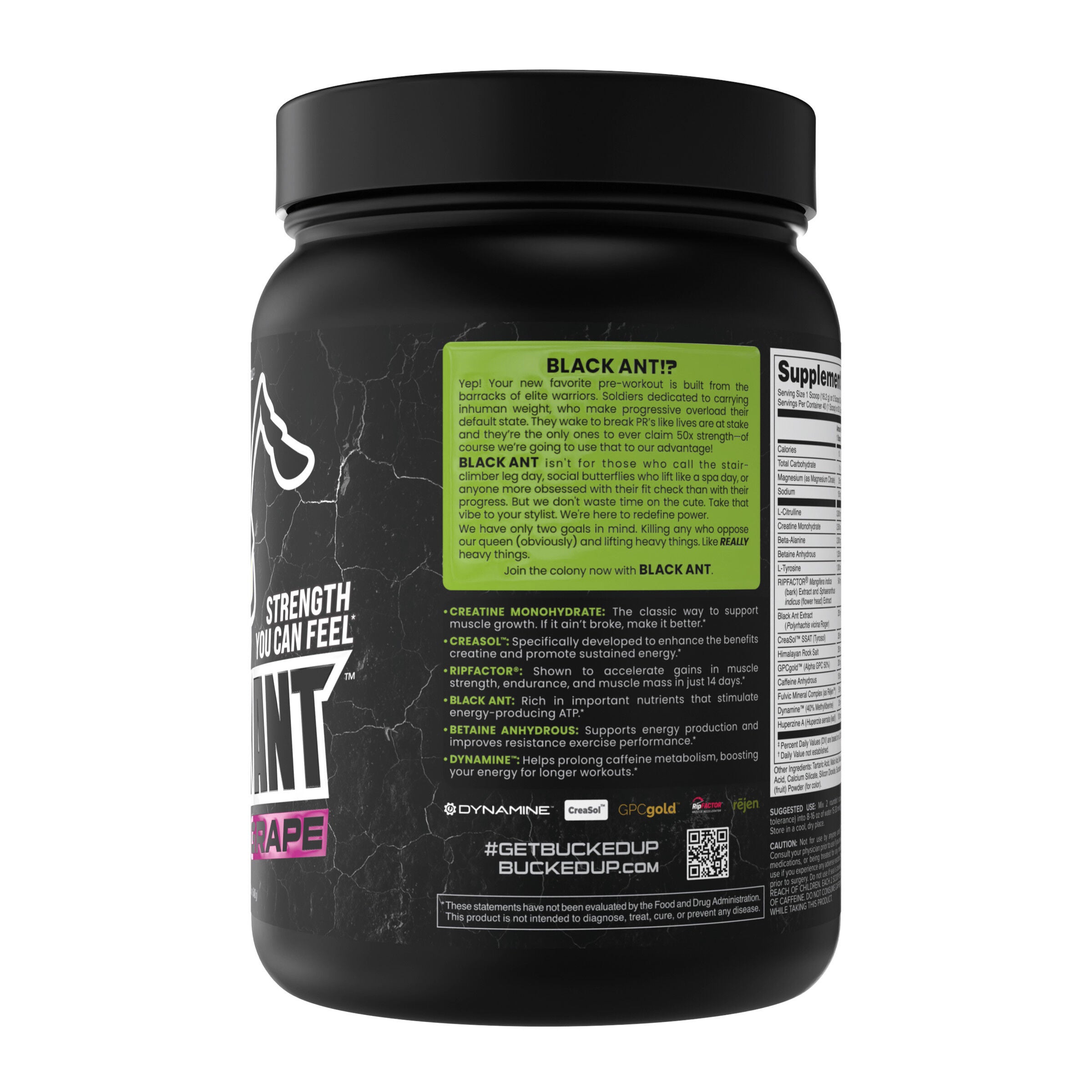 Black Ant Pre-Workout - Grape (20 Servings)  | GNC