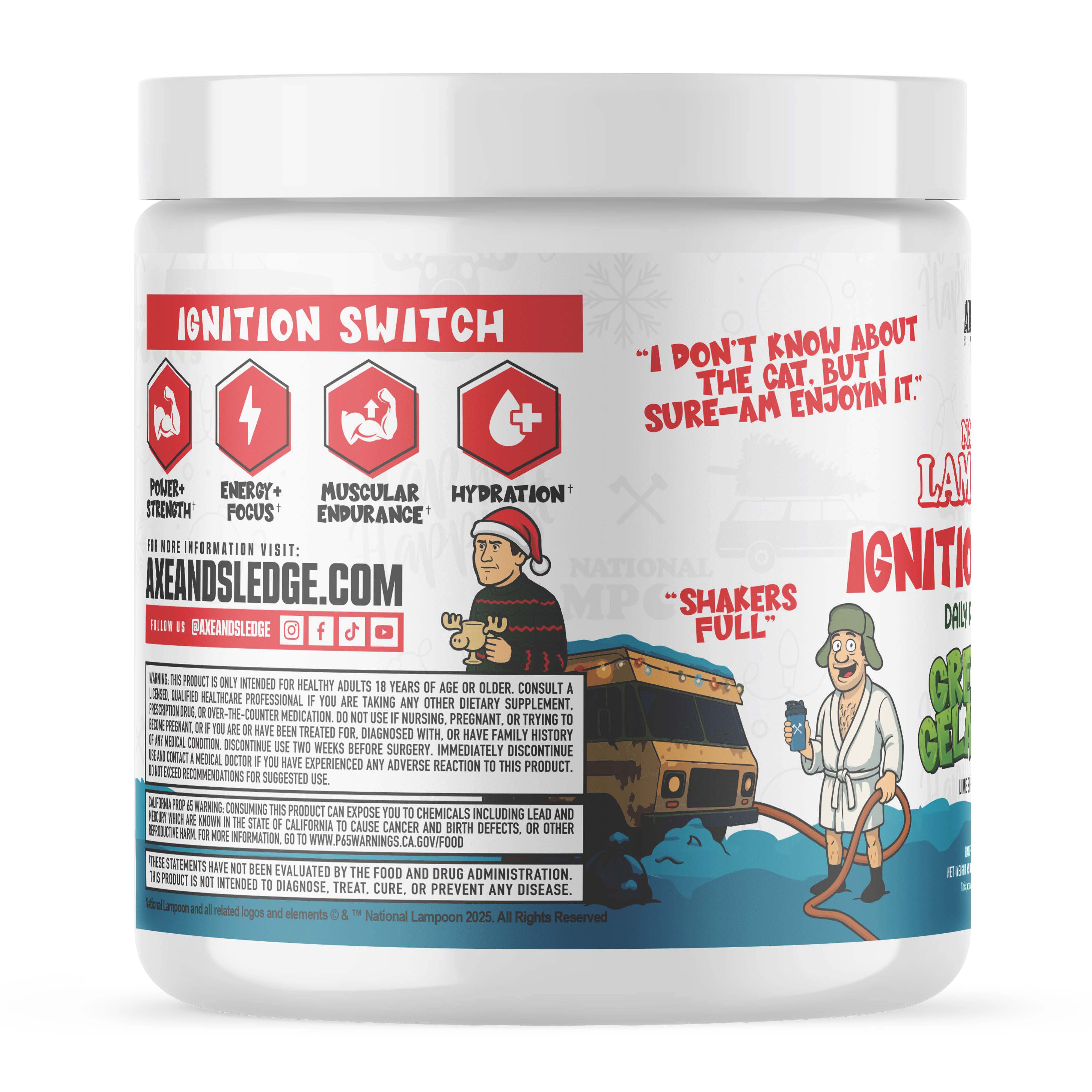 Axe and Sledge Green Gelatin