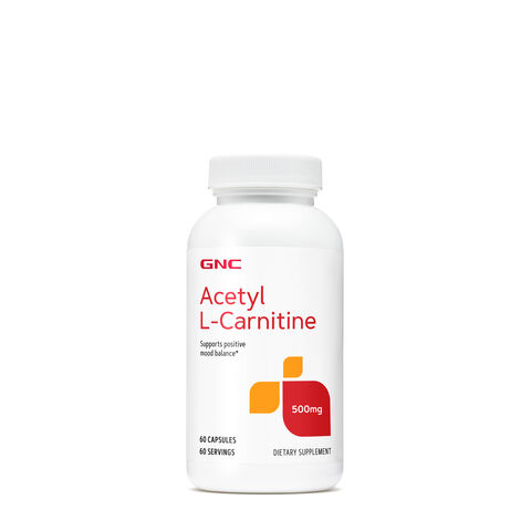 Acetyl-L-Carnitine 500mg - 60 Capsules &#40;60 Servings&#41;  | GNC