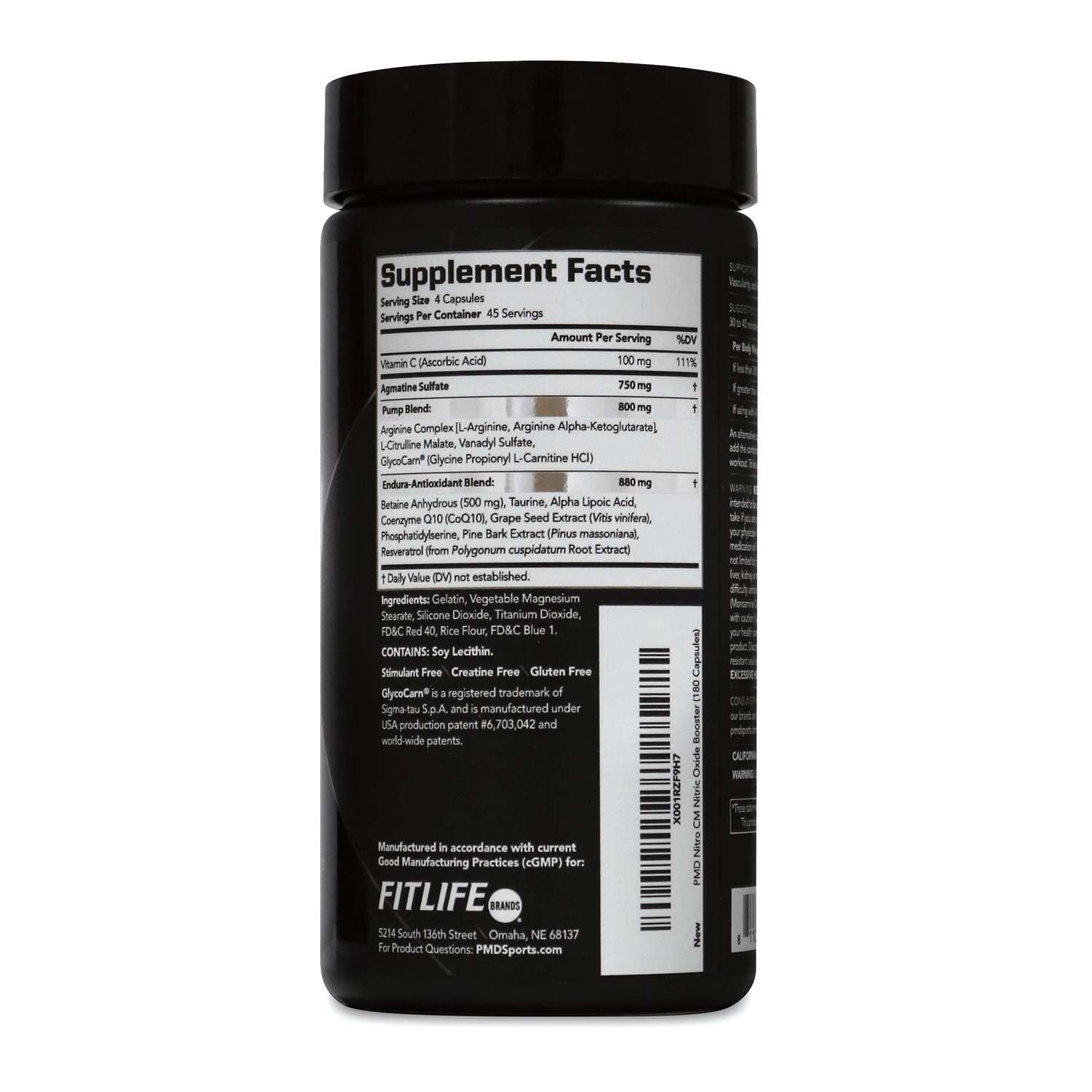 NitroCM® - 180 Capsules (45 Servings)