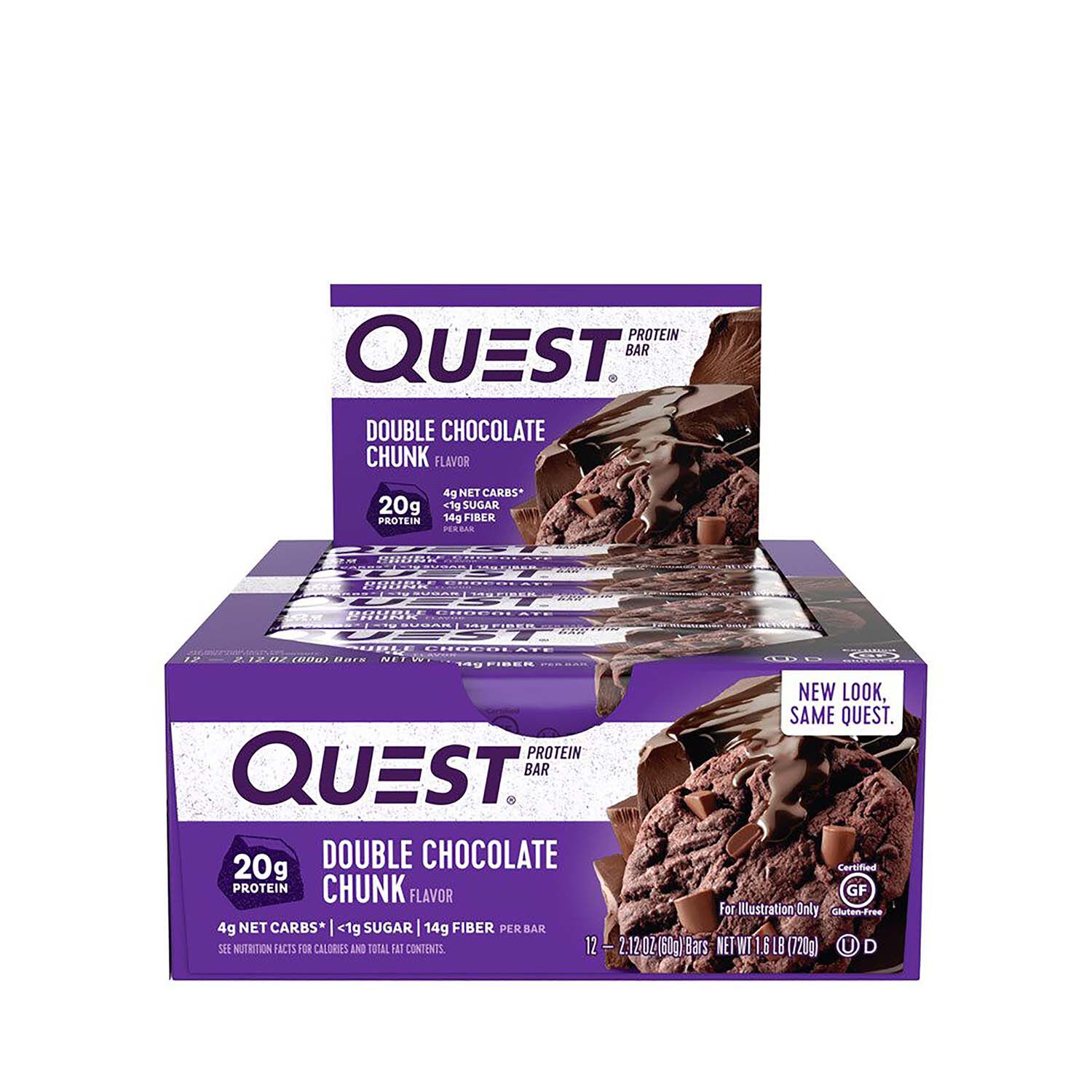 Quest Protein Bar Double Chocolate Chunk Box 12 Pack