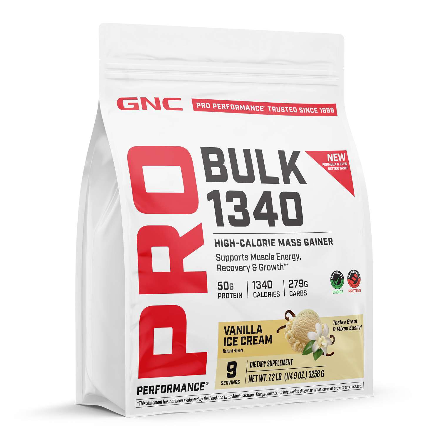 Bulk 1340 - Vanilla Ice Cream (9 Servings)