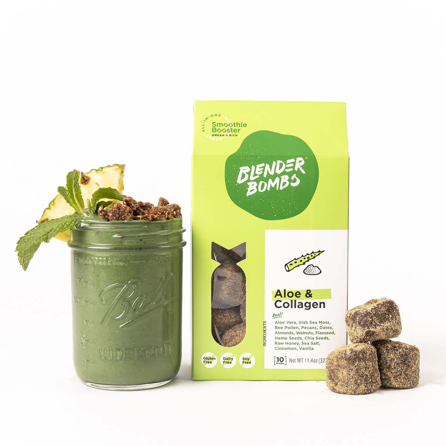 569108 Blender Bombs® Blender Bombs are a nutrient dense Smoothie