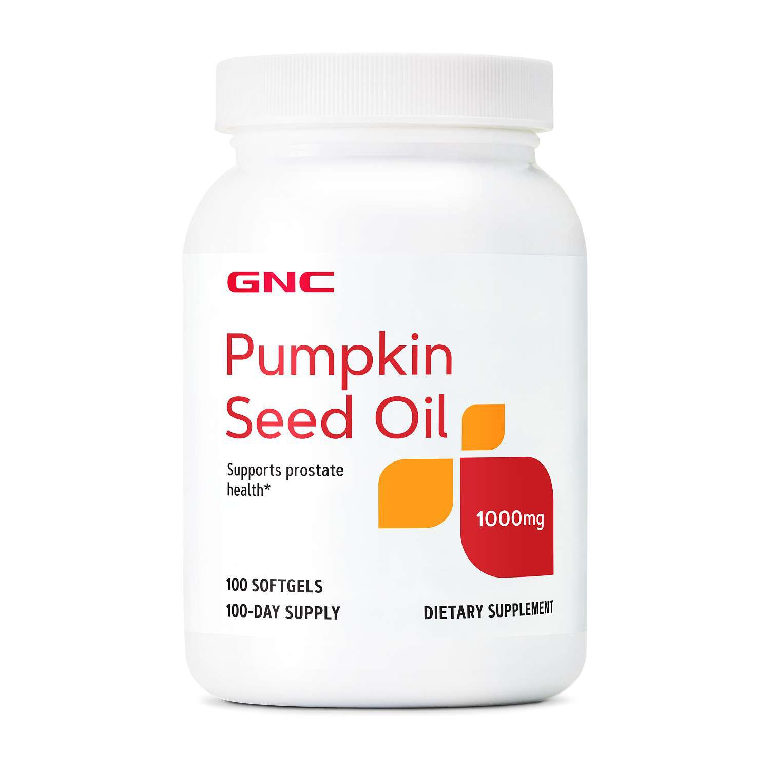 Pumpkin Seed Oil 1000mg- 100 Softgels (100 Servings)  | GNC