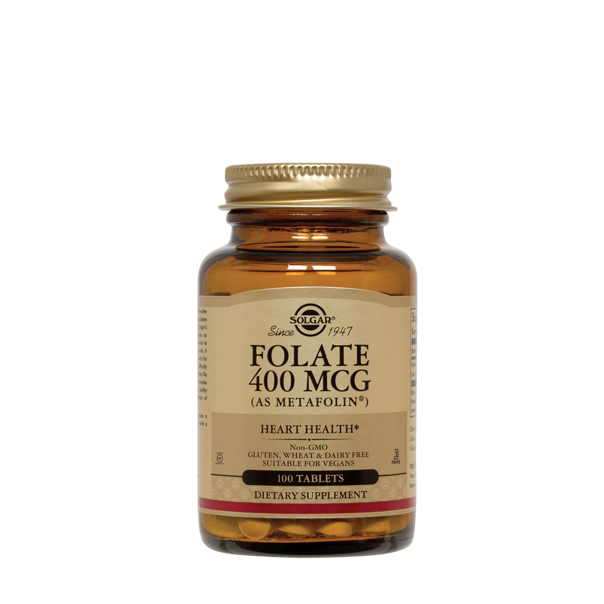 solgar folate 666 mcg dfe metafolin 400 mcg