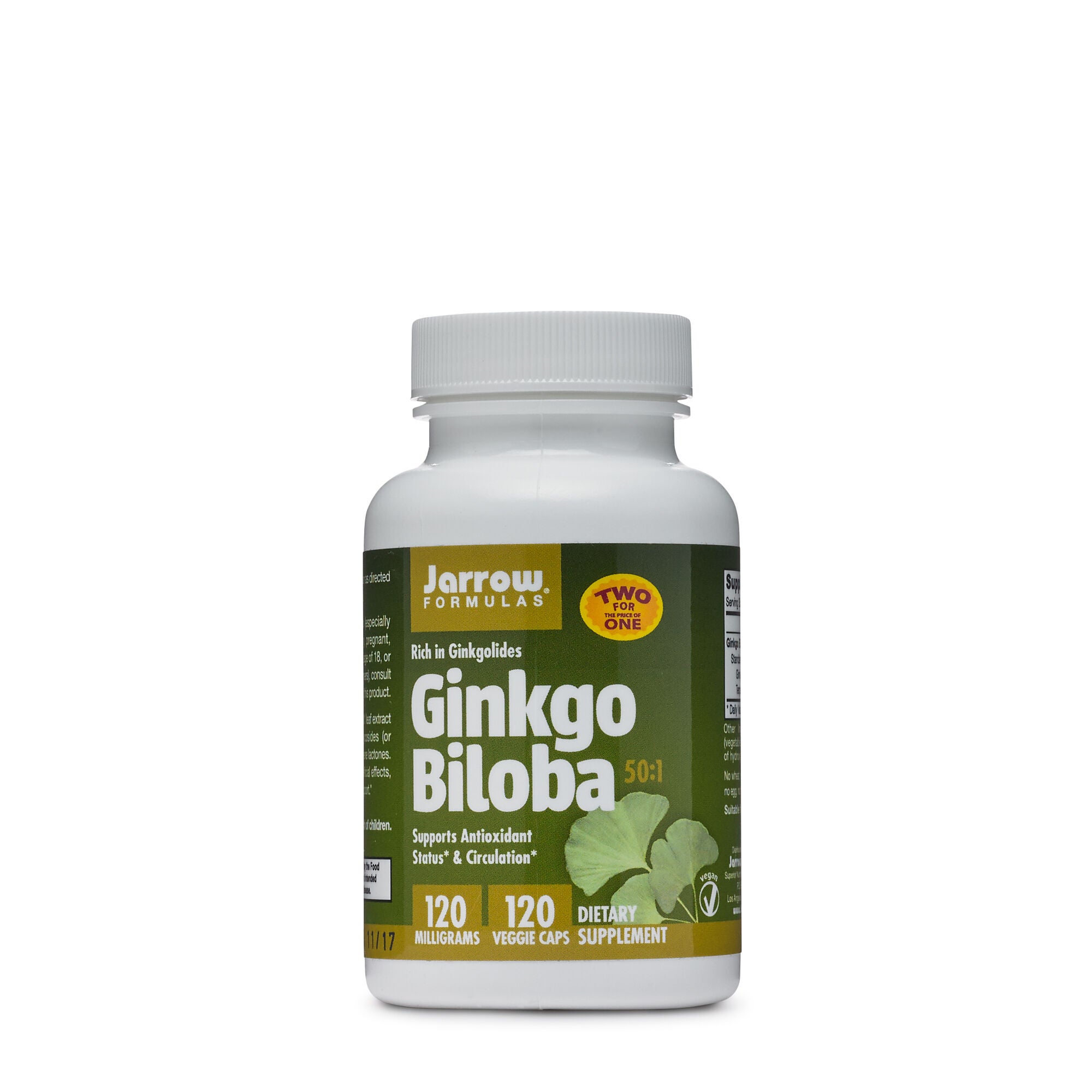 jarrow formulas ginkgo biloba 120 mg