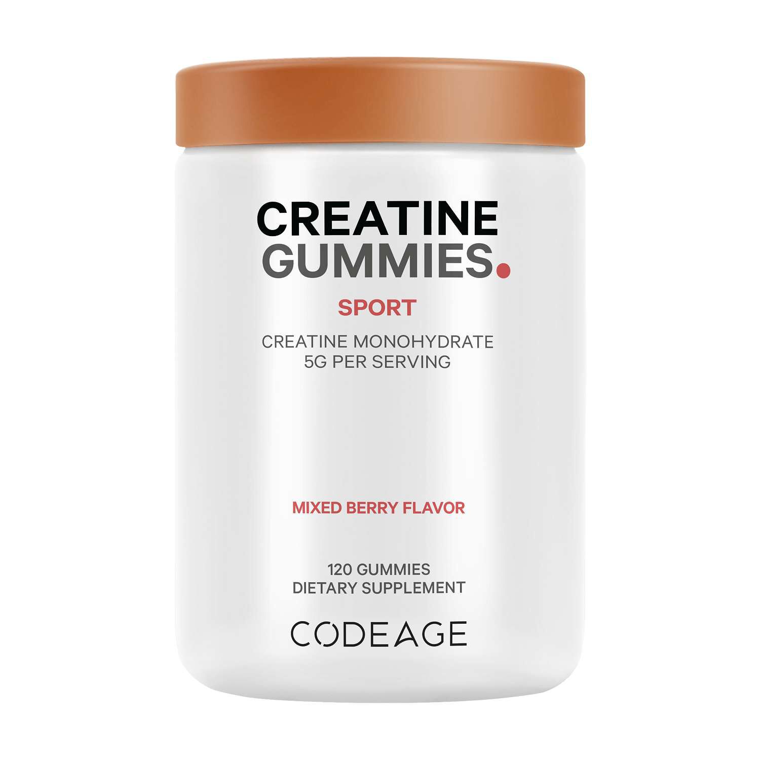 Creatine Gummies 5g - Mixed Berry - 120 Gummies (30 Servings)