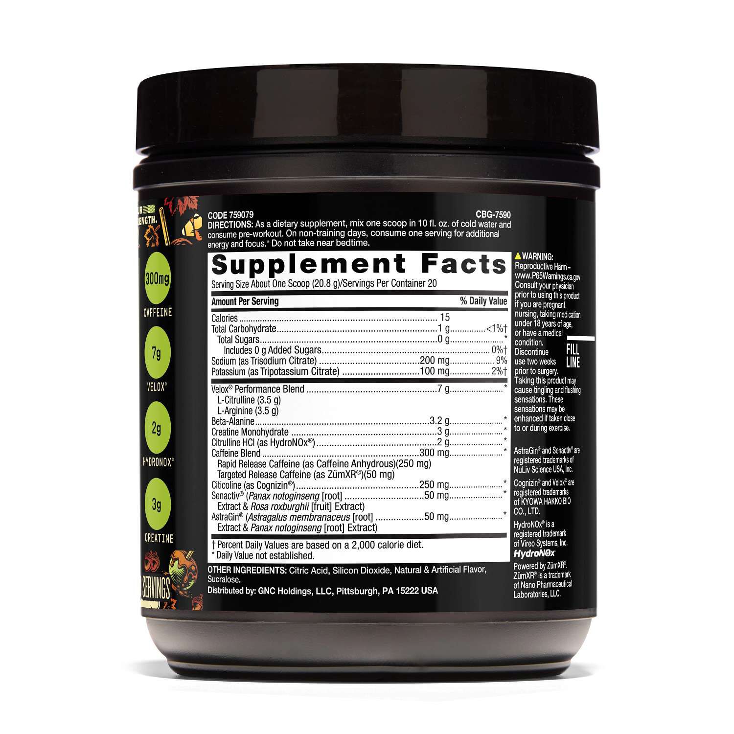 LIT AF&reg; V2 Pre-Workout - Caramel Apple (20 Servings) Caramel Apple | GNC