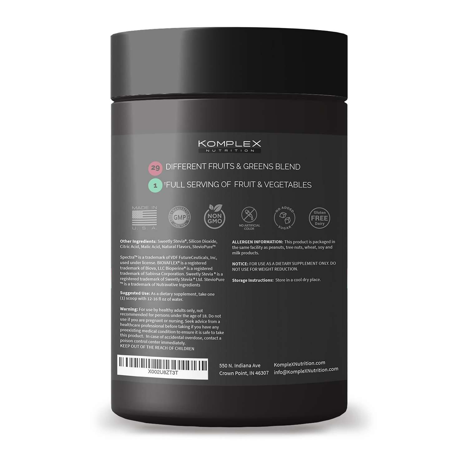 Super Greens + Reds Collagen Peptides - Berry Blend - 13.44 oz. (30 Servings)  | GNC
