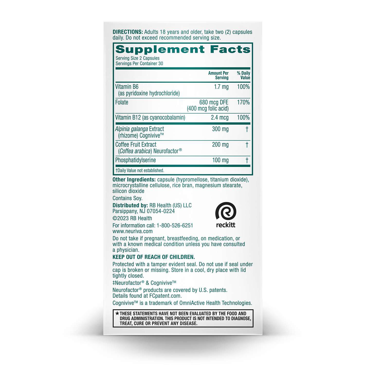 Brain Health* Ultra - 60 Capsules (30 Servings)