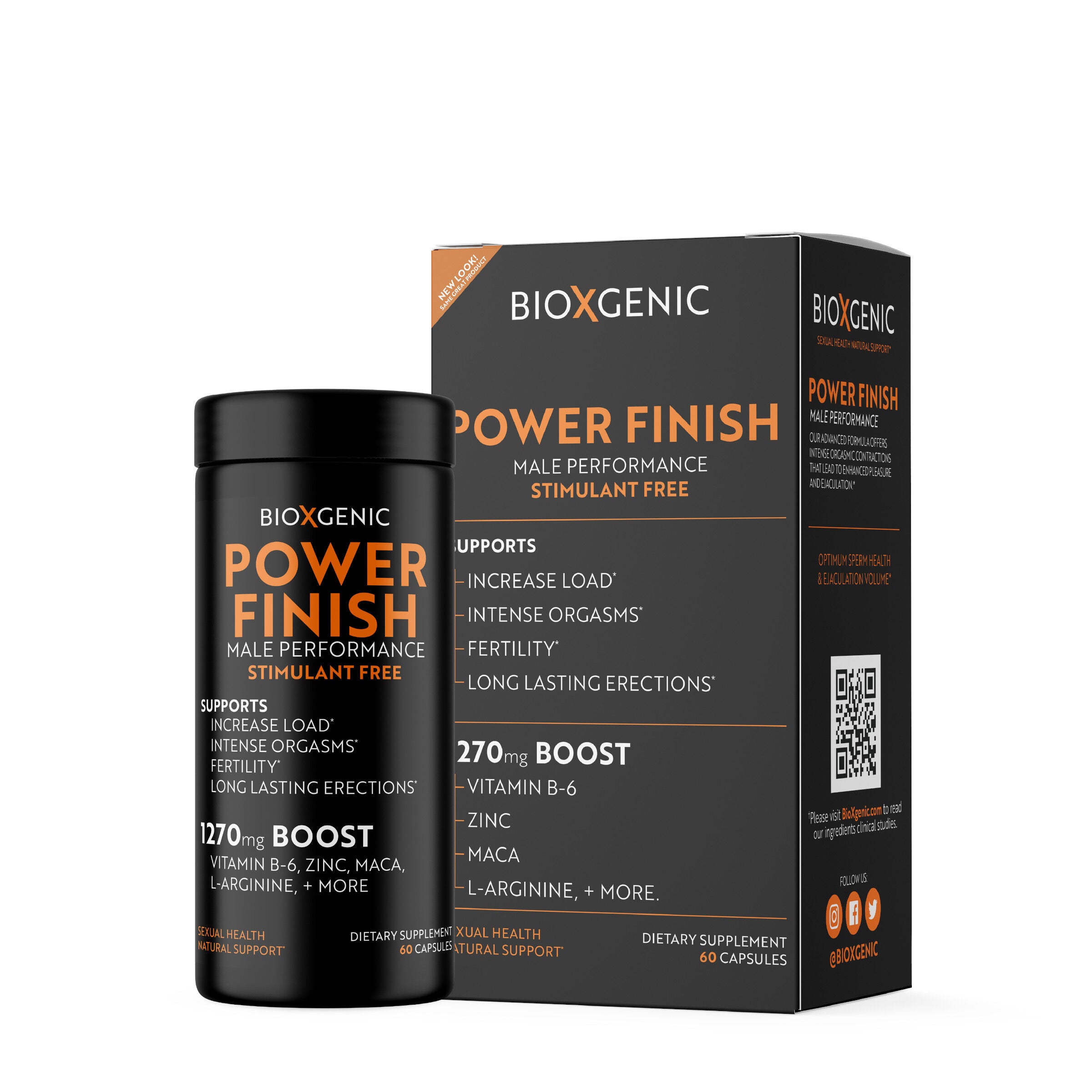 Power Finish Male Performance - 60 Capsules (30 Servings)  | GNC