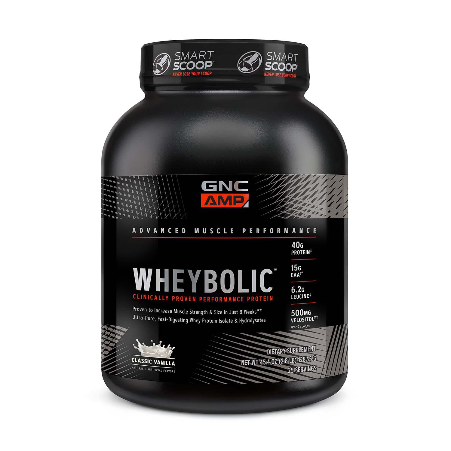GNC AMP Wheybolic Whey Protein Classic Vanilla