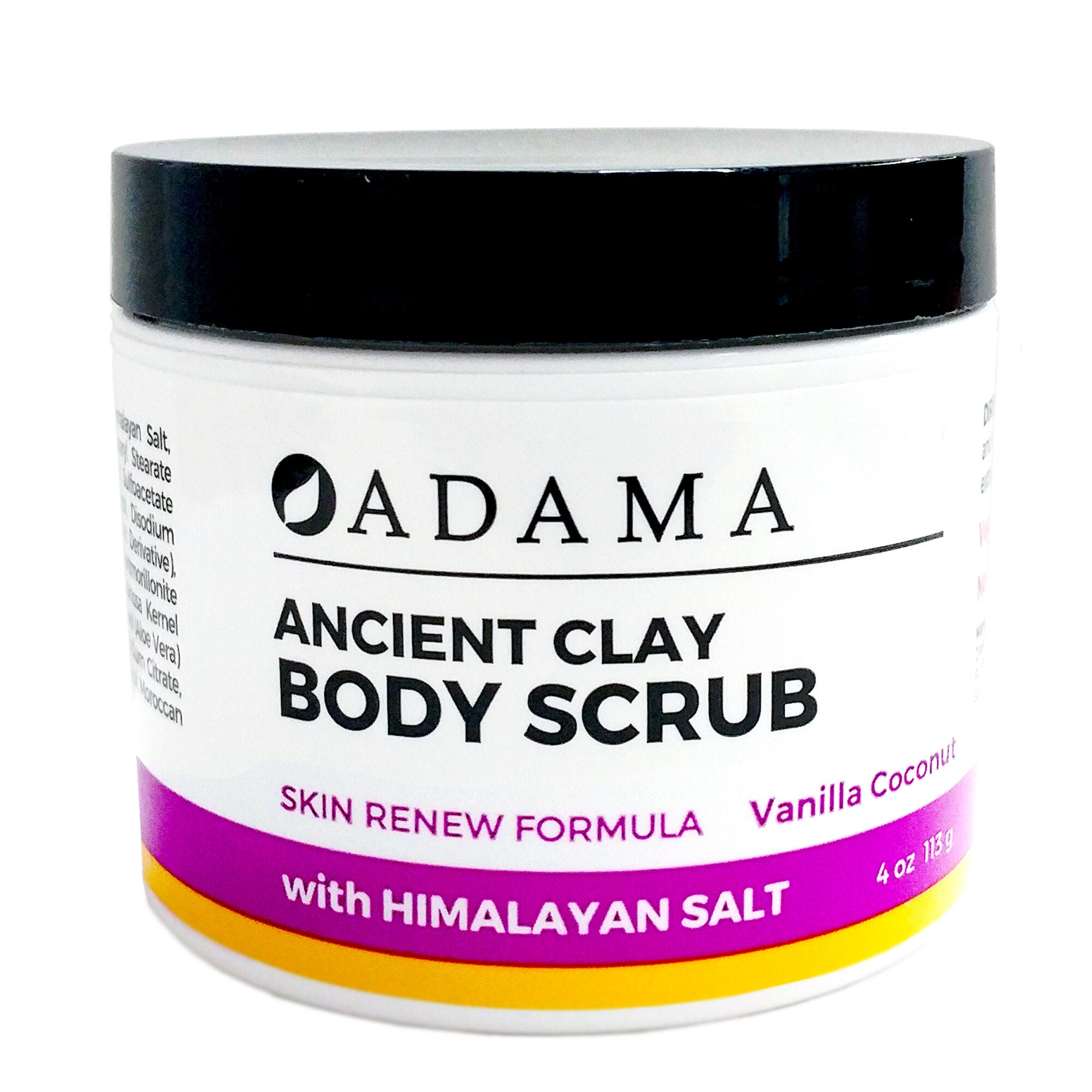 AdamaAncient Clay Body Scrub Vanilla Coconut DailyMail