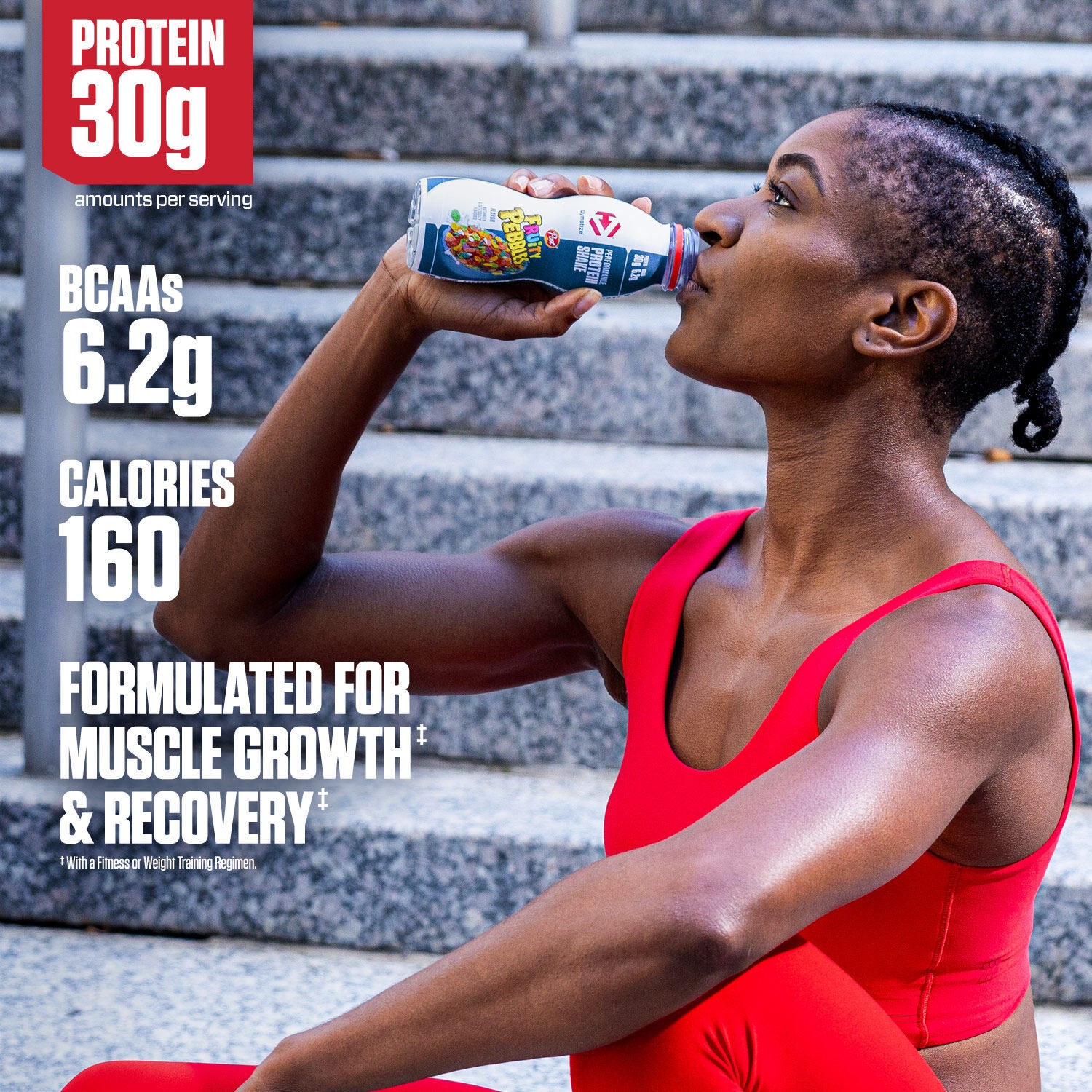 Performance Protein Shake RTD - Fruity Pebbles (12 Bottles)  | GNC